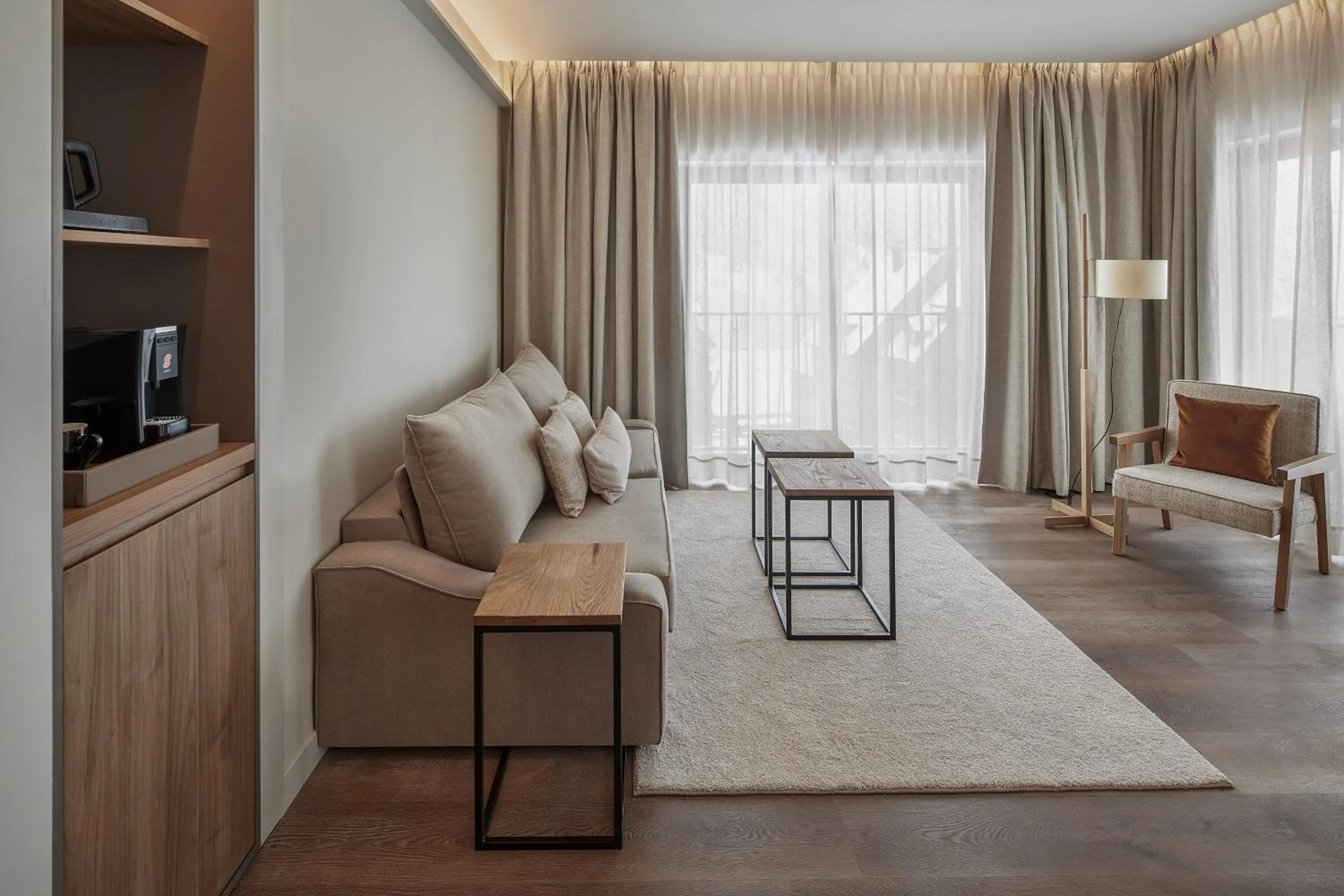 Living room in MIM Baqueira Member of Melia Collection