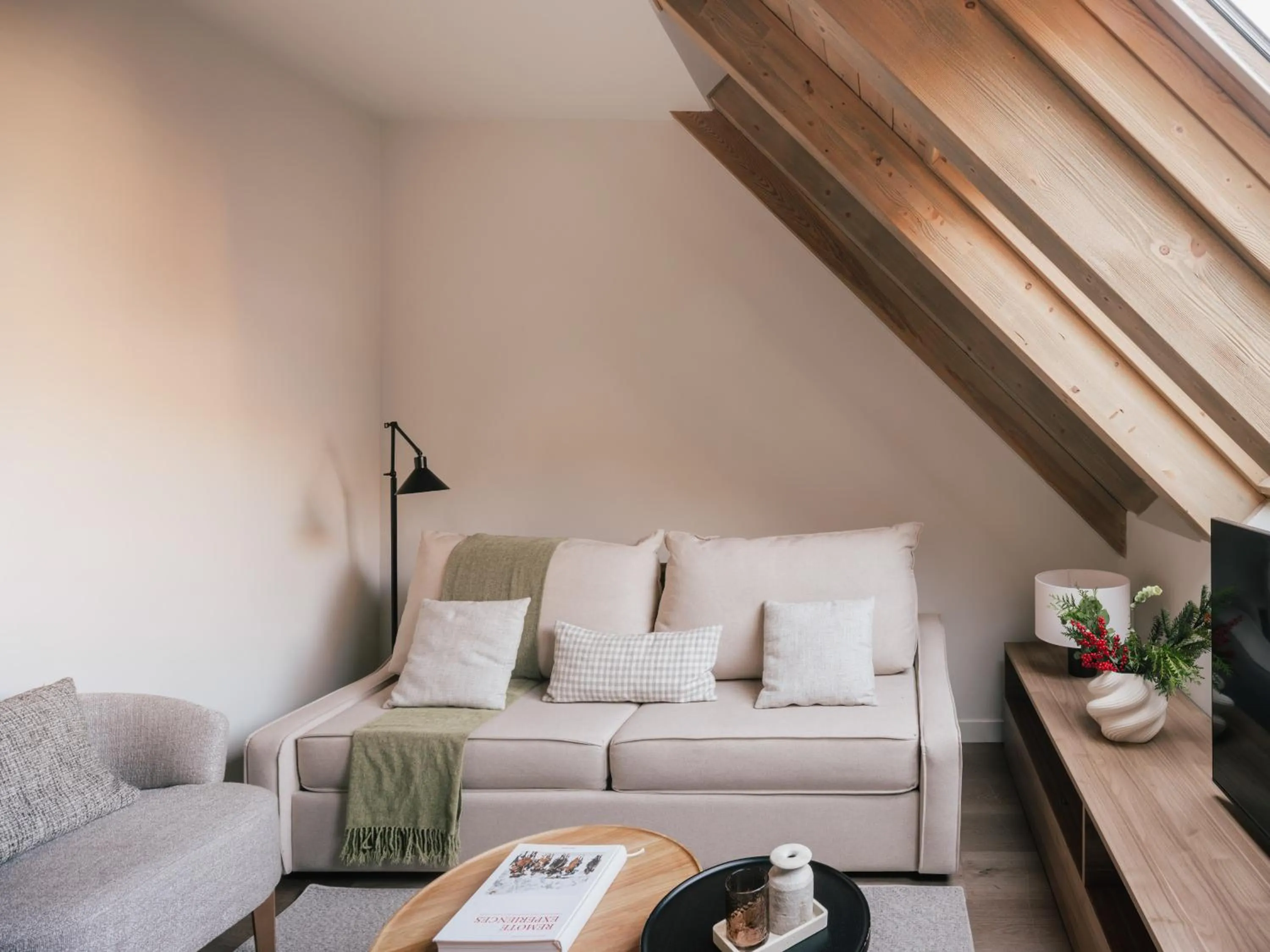 Living room in MIM Baqueira Member of Melia Collection