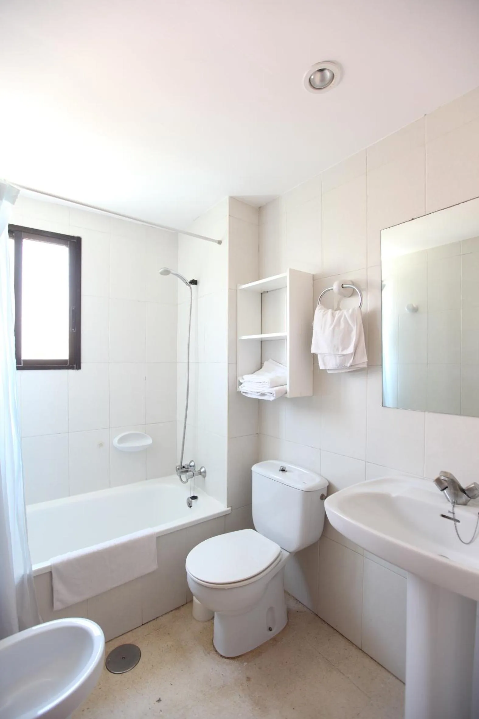 Bathroom in La Caseta Apartments