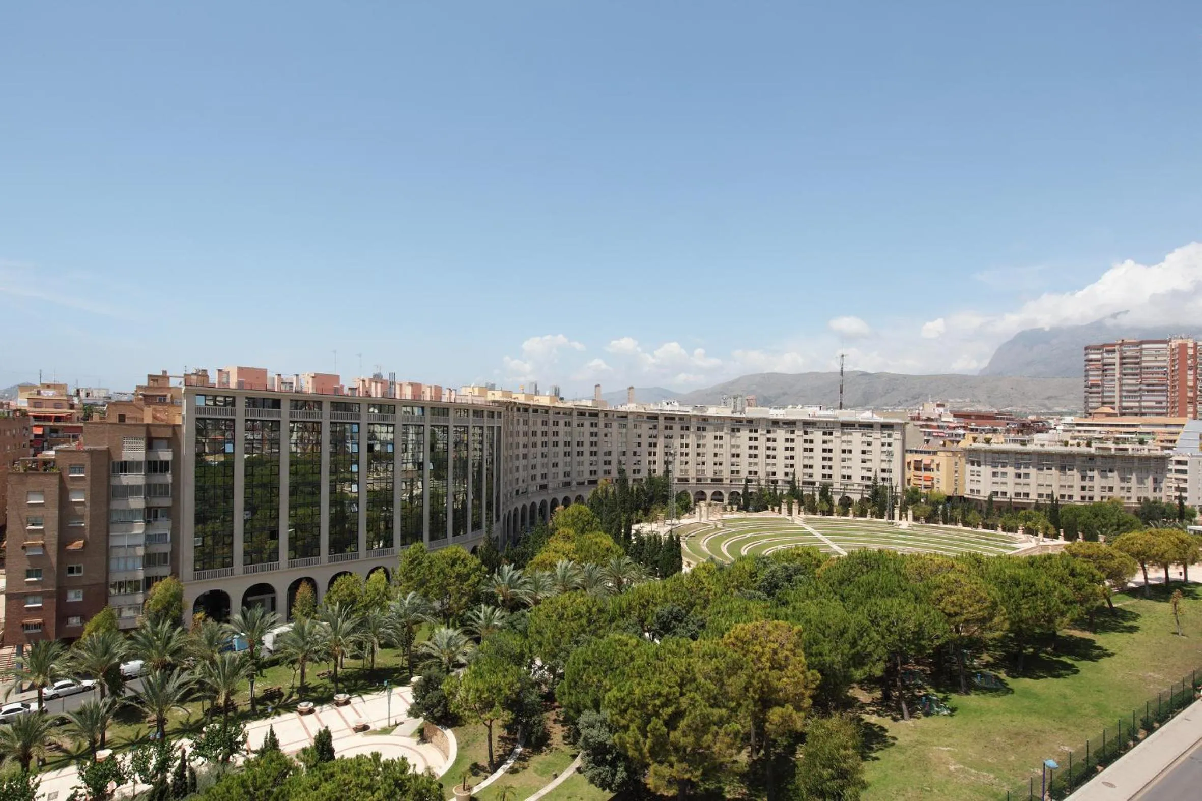 Bird's eye view in La Caseta Apartments