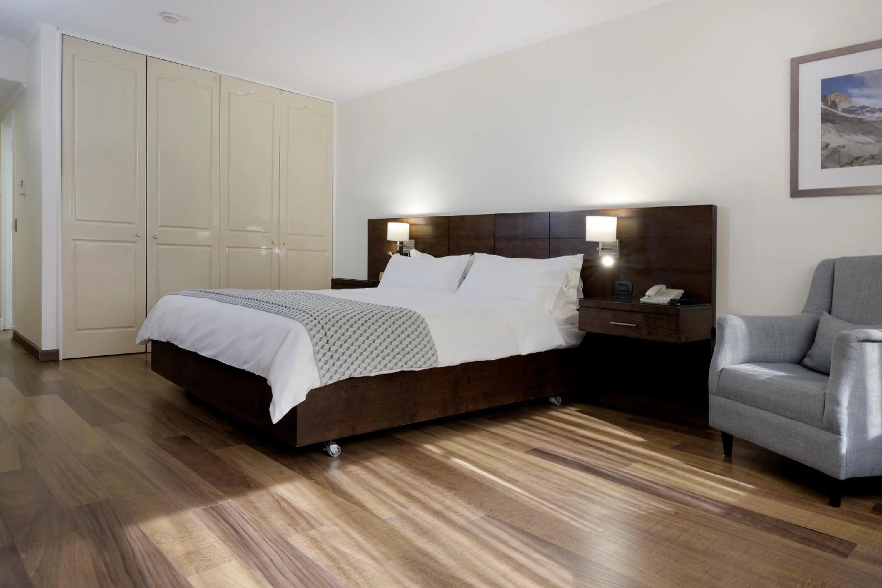 Bed in MR Hotel Providencia (ex Hotel Neruda)