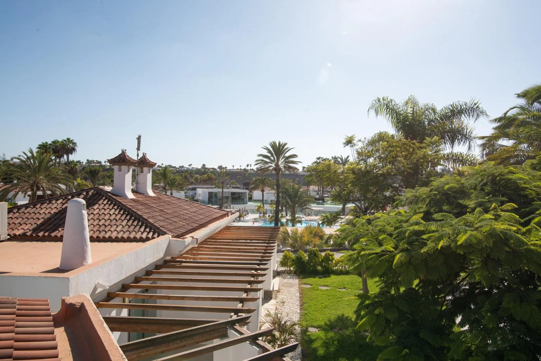 Garden view in Hotel LIVVO Dunagolf Suites