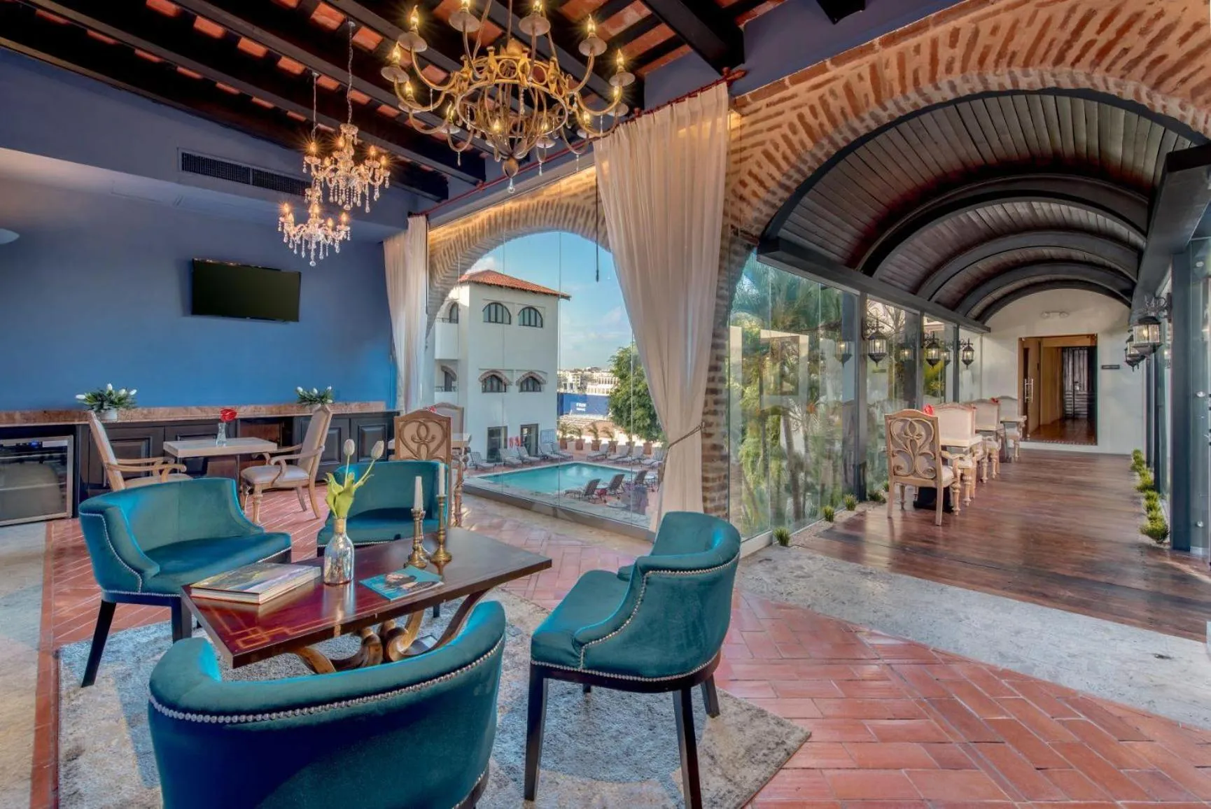 Lobby or reception in Hodelpa Nicolás de Ovando