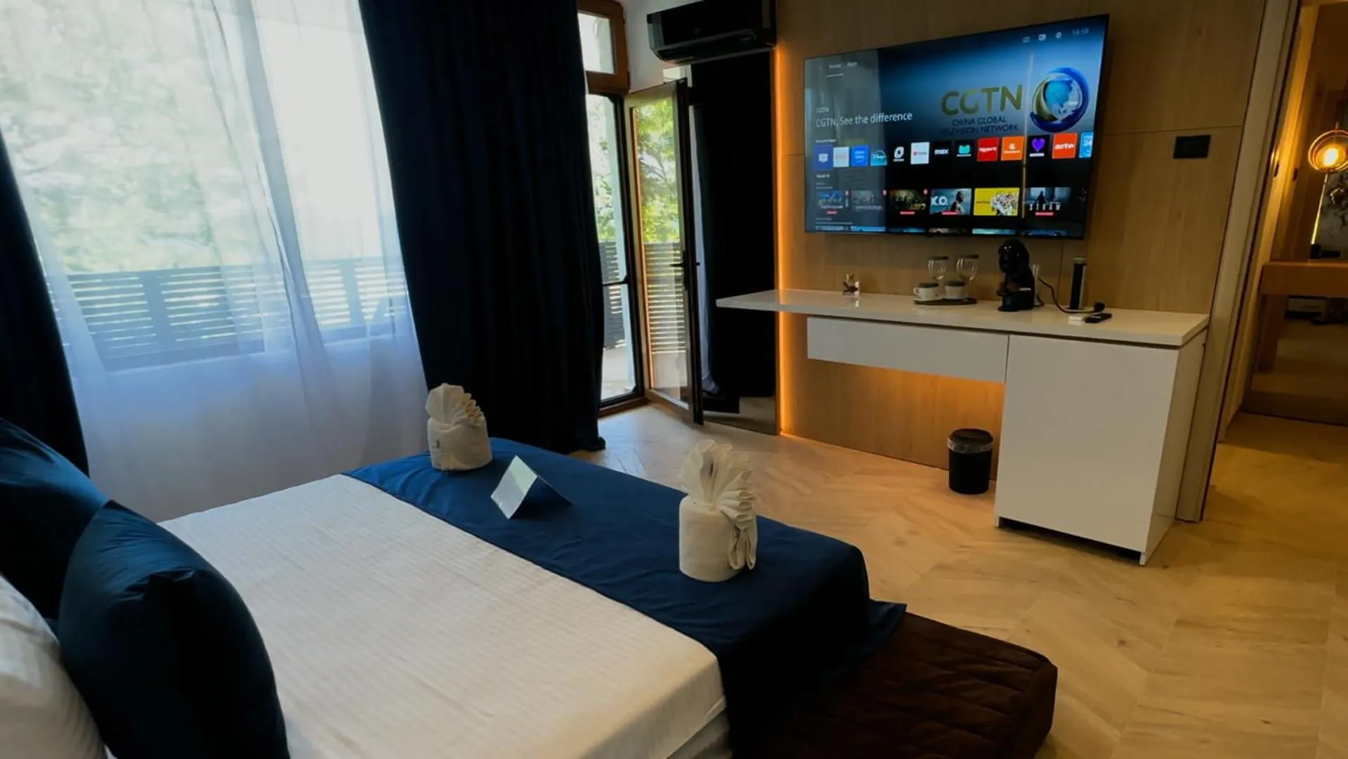 Bed in Aqvatonic Hotel - Steaua de Mare