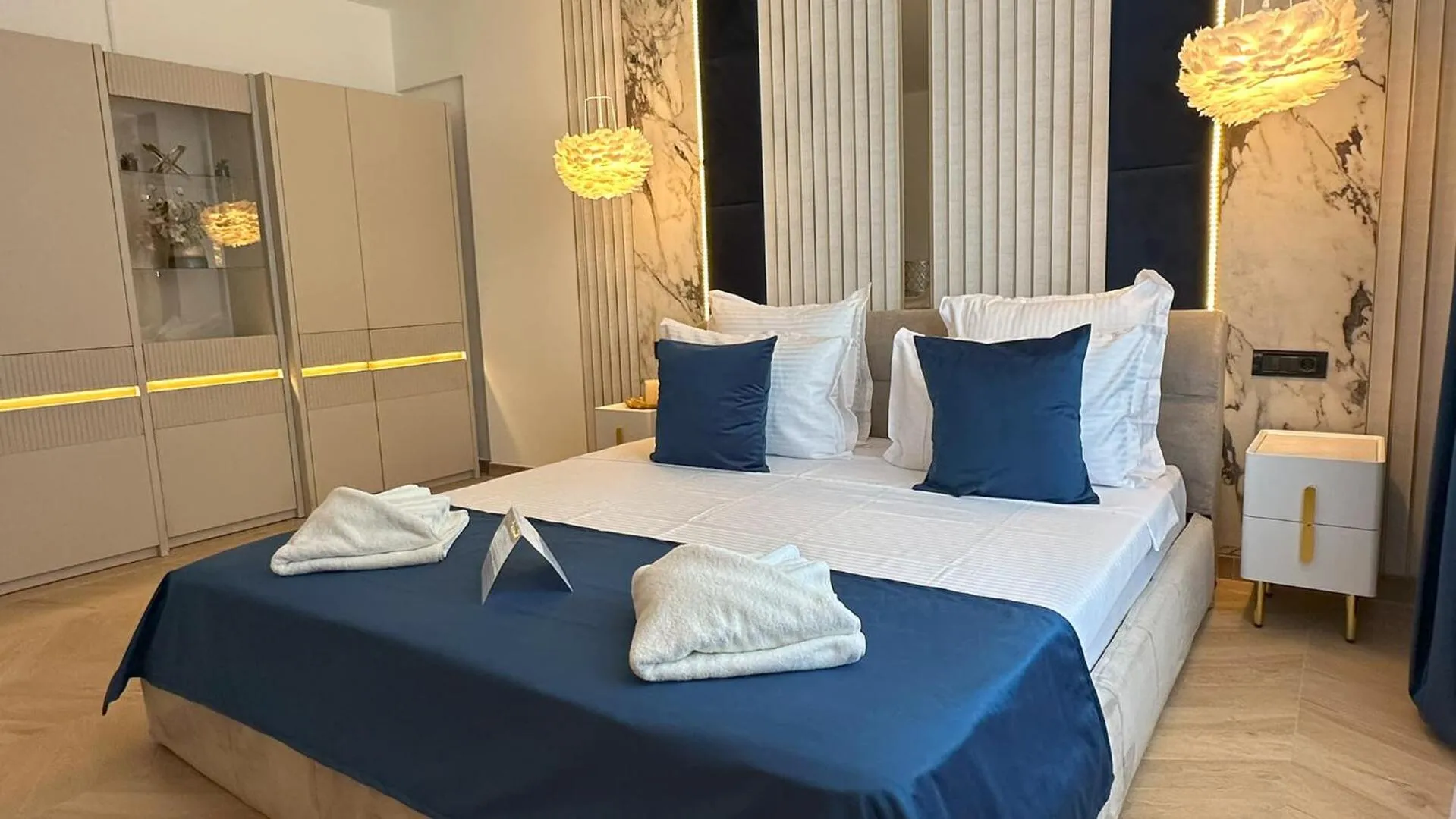 Bed in Aqvatonic Hotel - Steaua de Mare