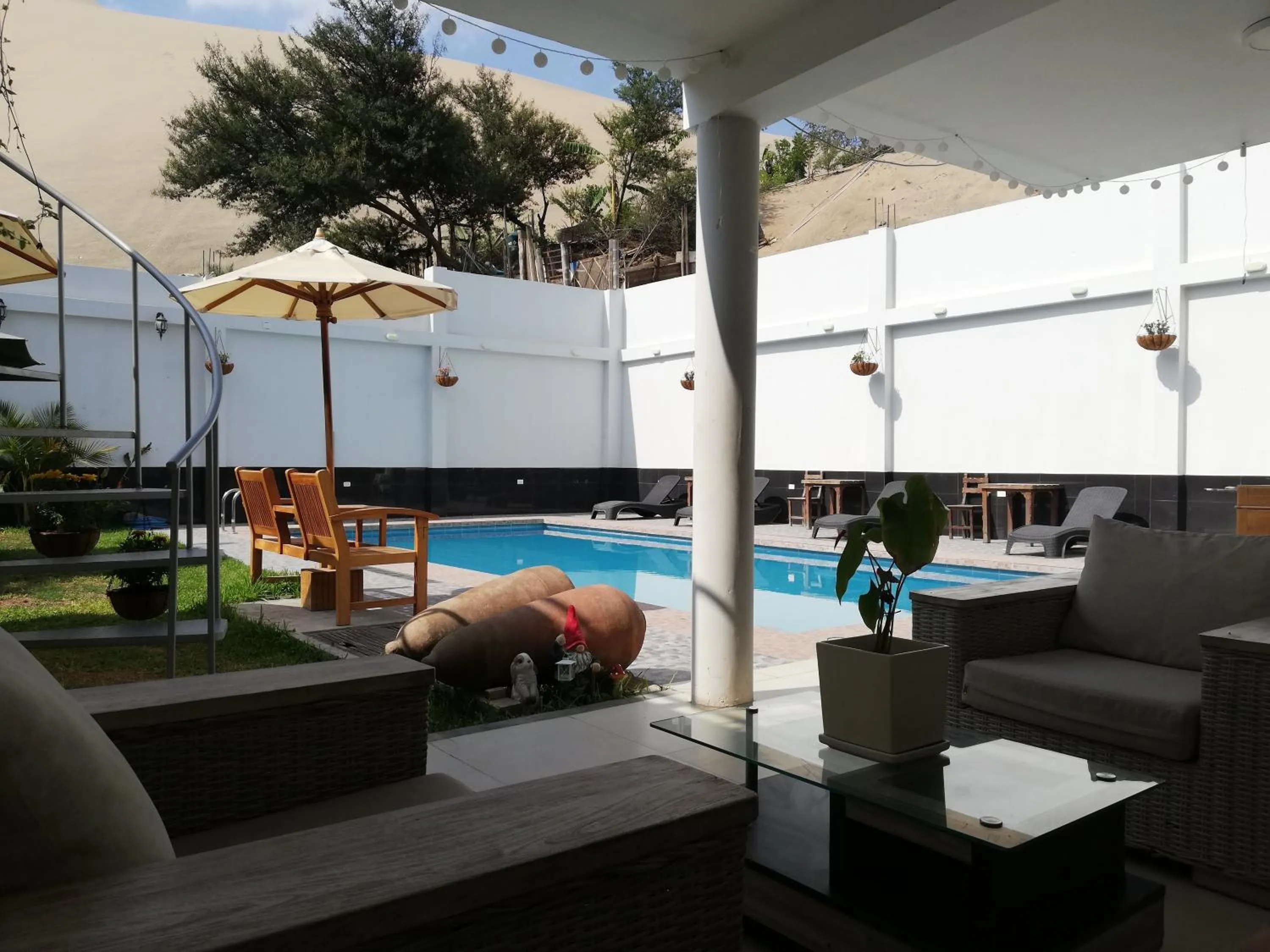 Patio in Hotel Santa Maria