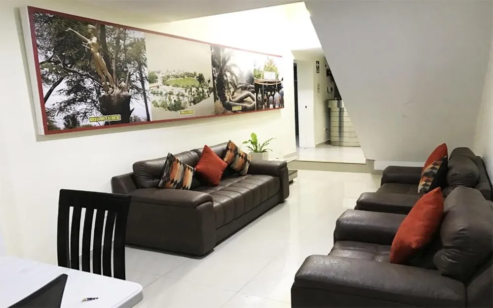 Communal lounge/ TV room in Hotel Santa Maria