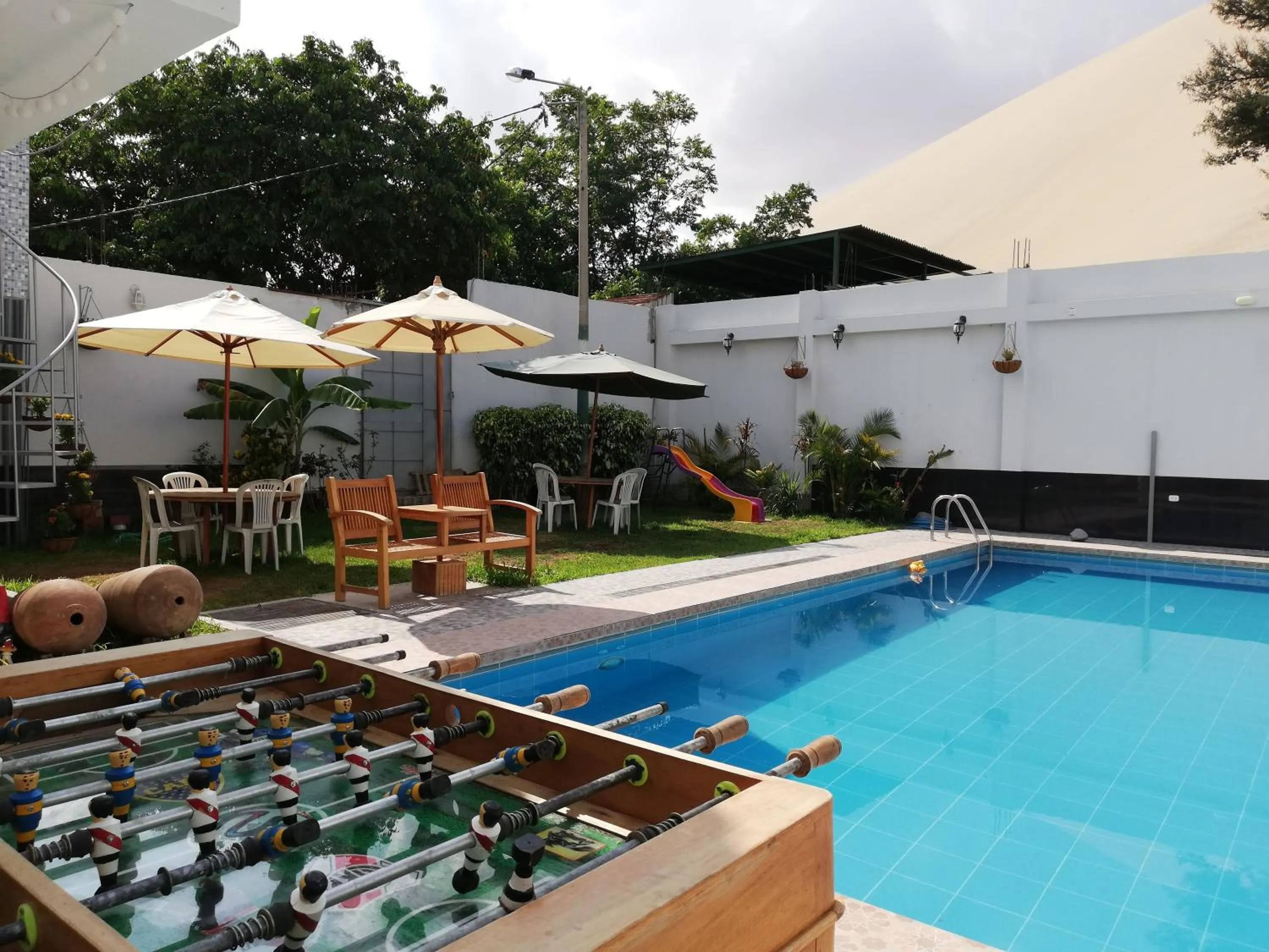 Pool view in Hotel Santa Maria