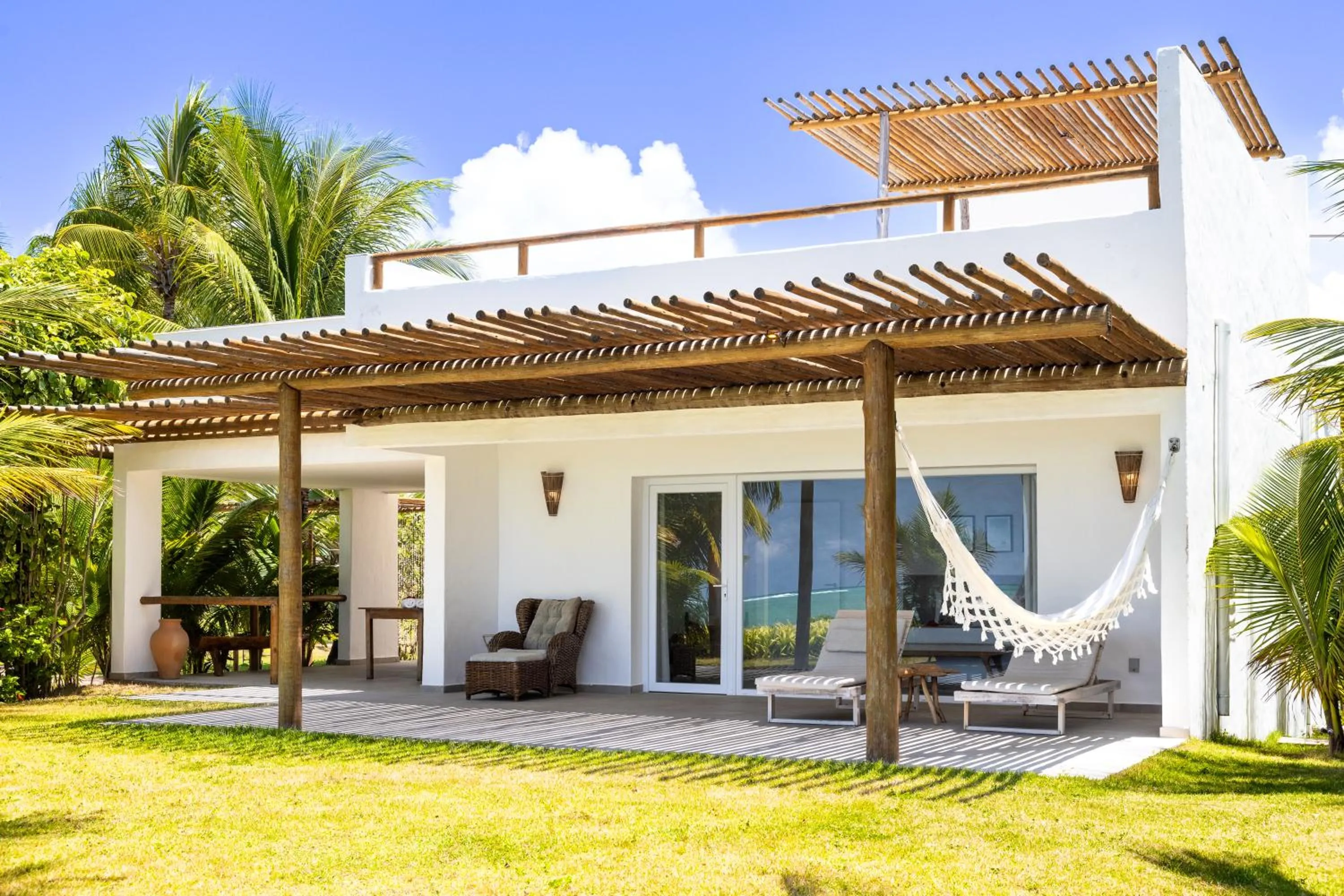 Patio in Pousada Aldeia Beijupirá