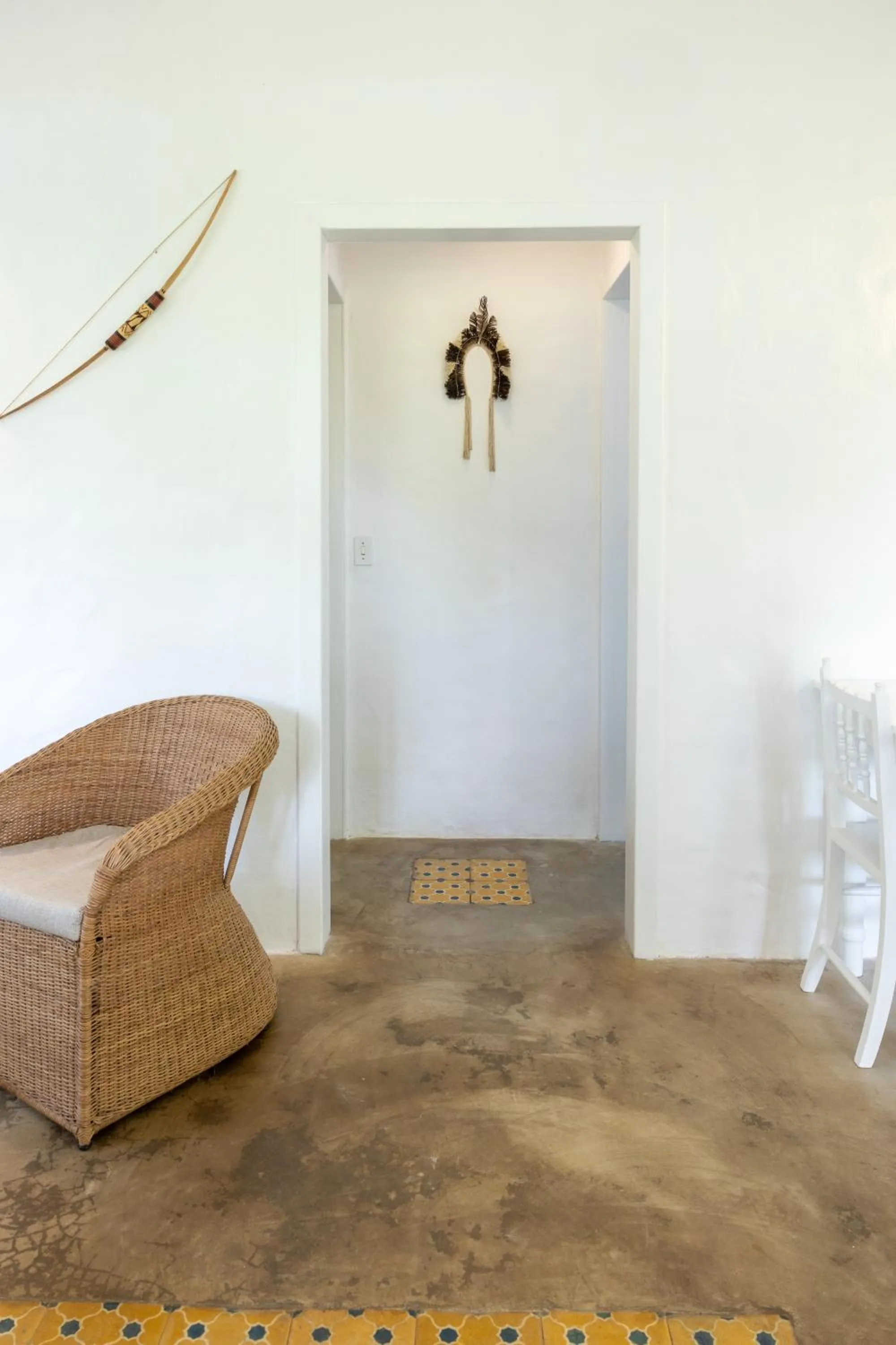 Living room in Pousada Aldeia Beijupirá