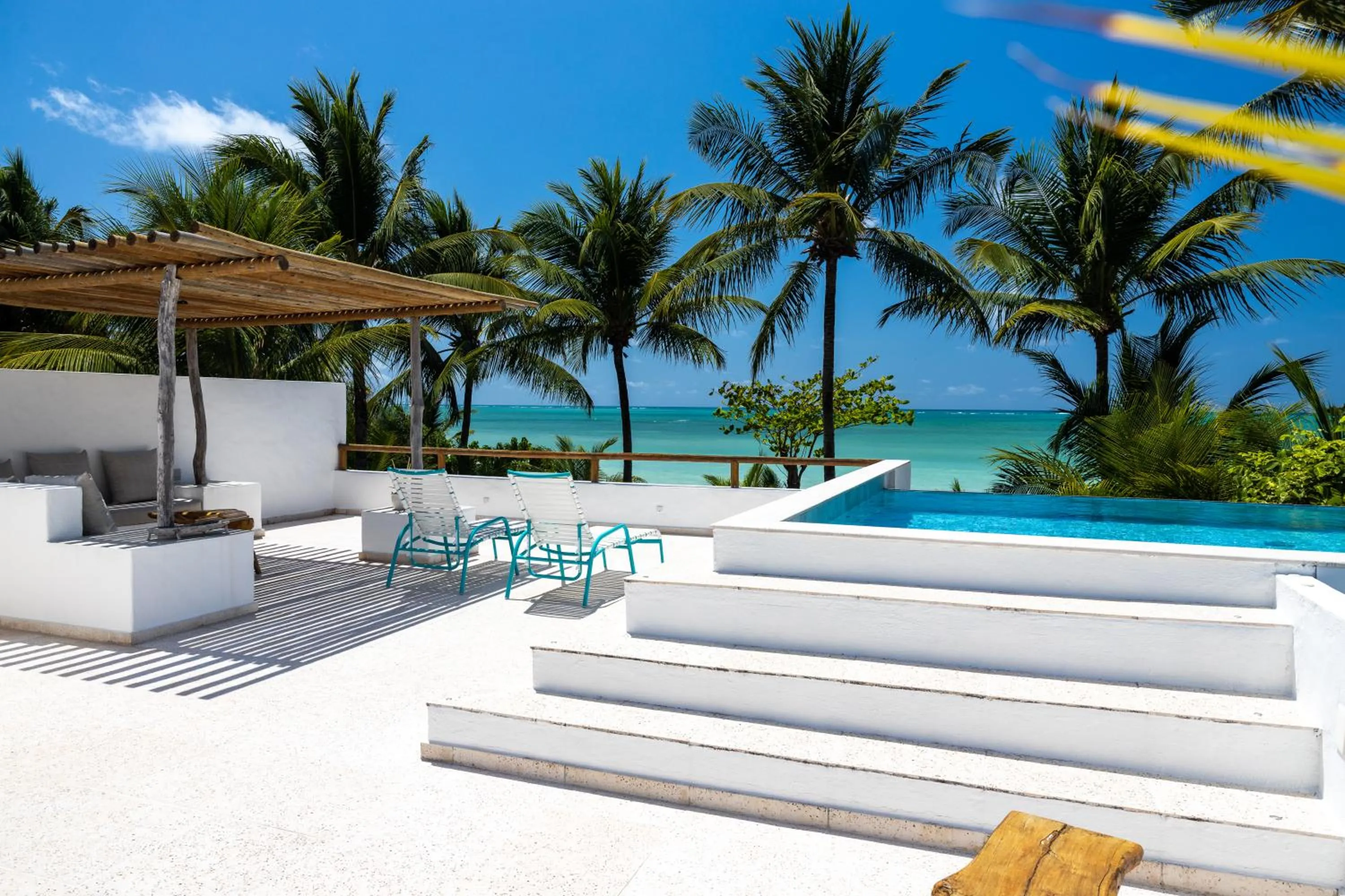 Balcony/Terrace in Pousada Aldeia Beijupirá