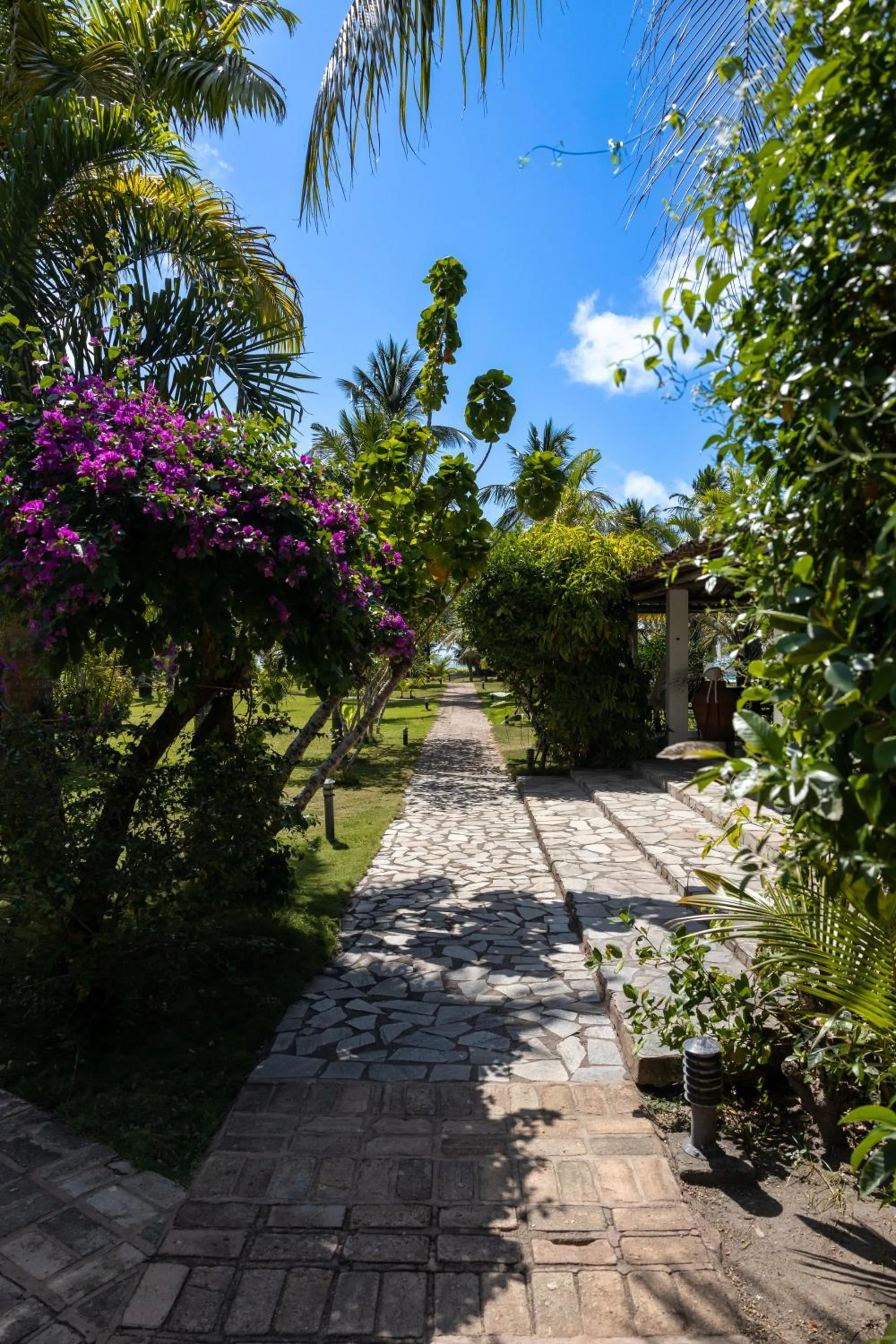 Garden in Pousada Aldeia Beijupirá