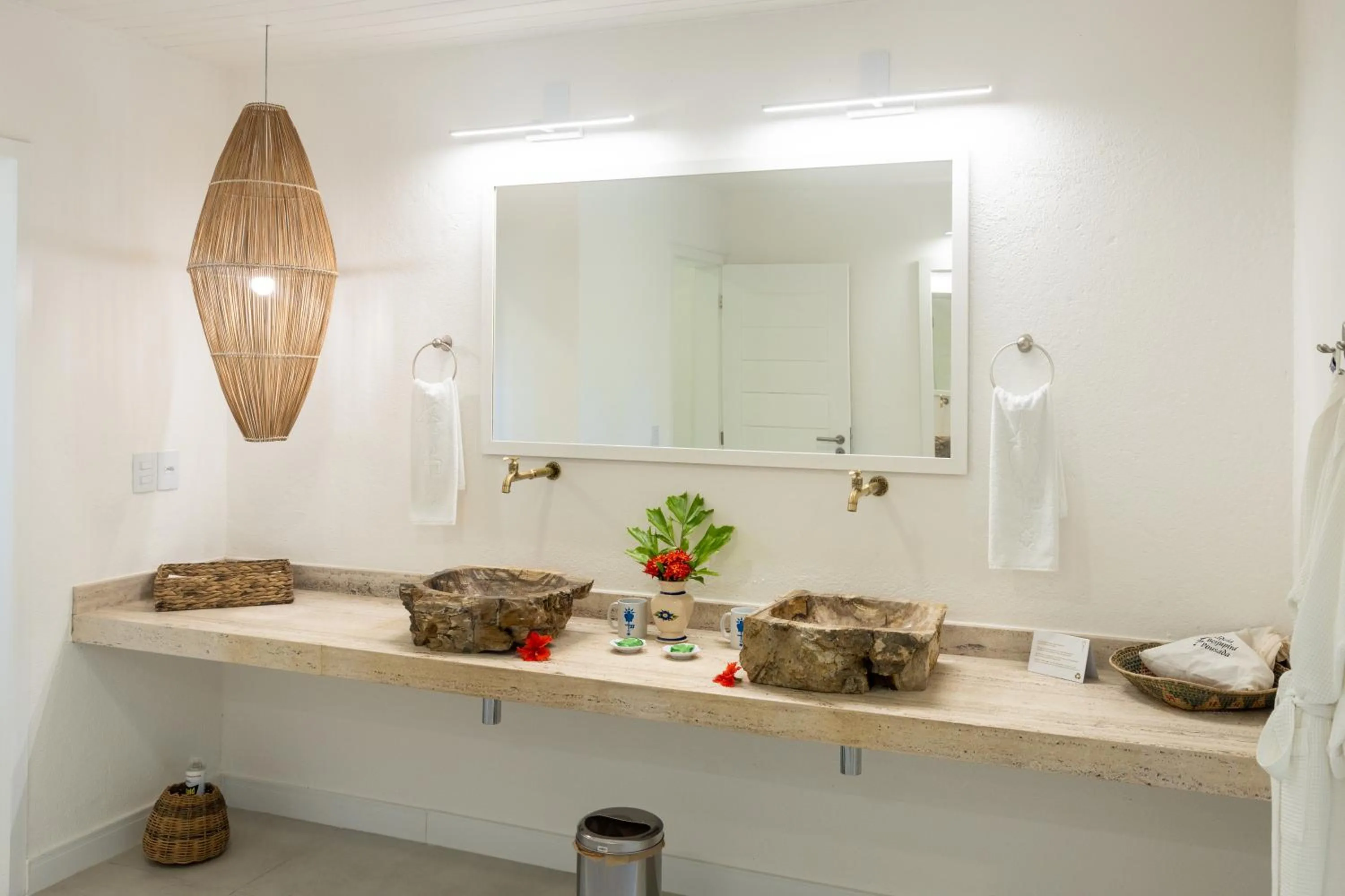 Bathroom in Pousada Aldeia Beijupirá