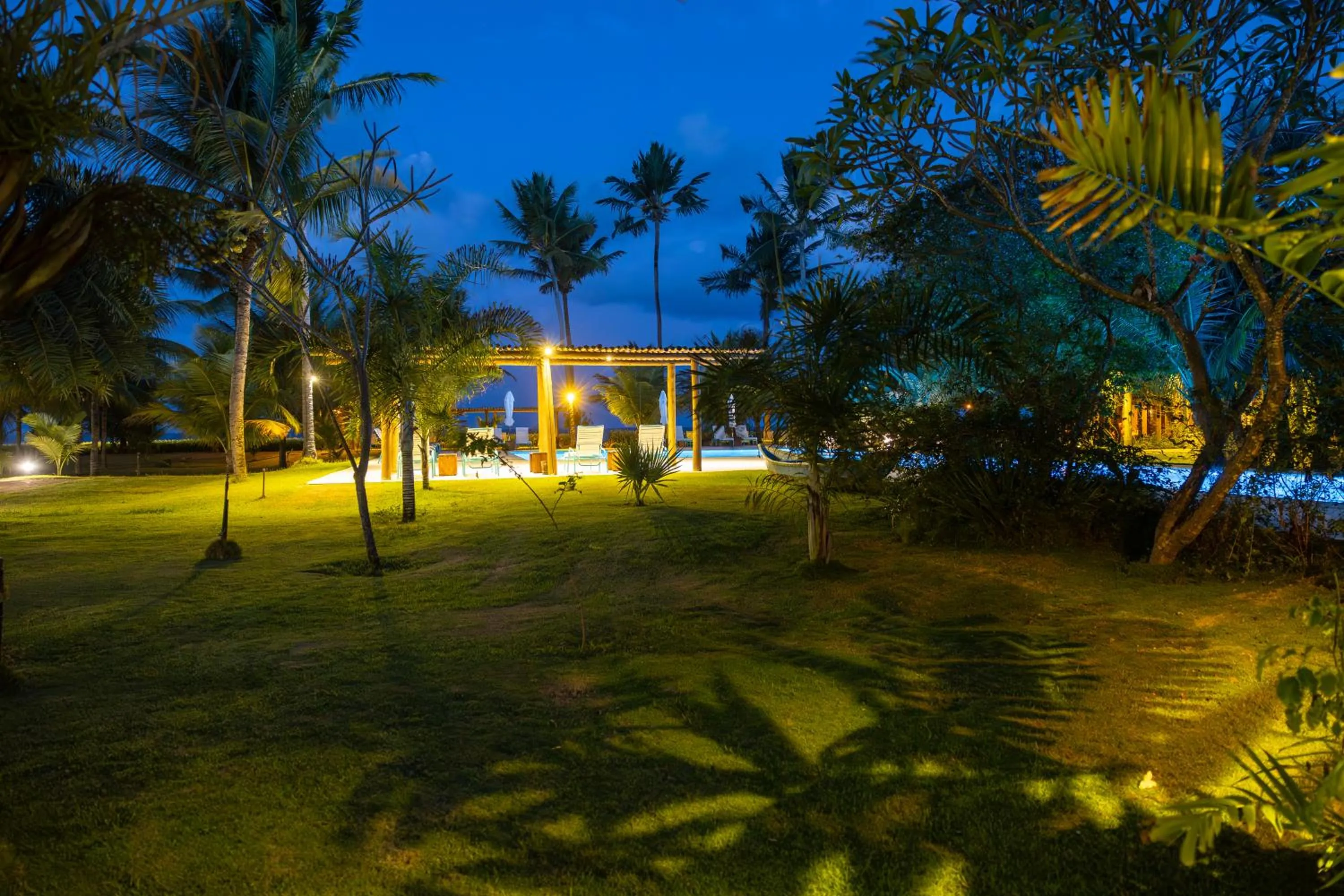 Garden in Pousada Aldeia Beijupirá
