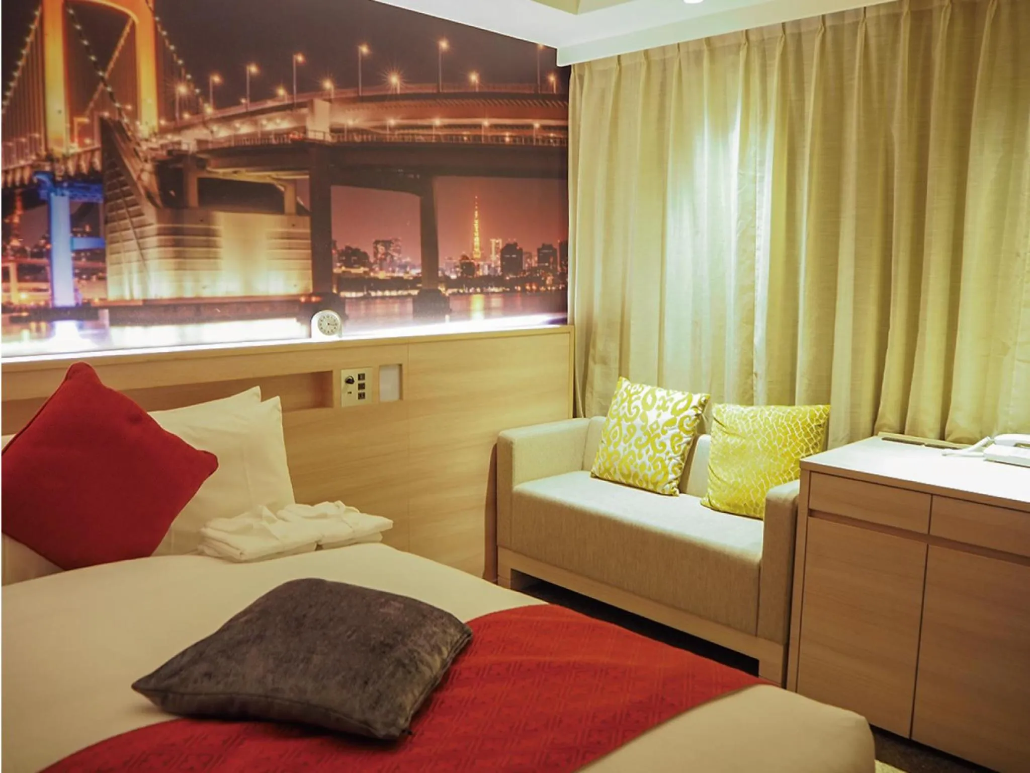 Photo of the whole room, Bed in Hotel JAL City Haneda Tokyo West Wing