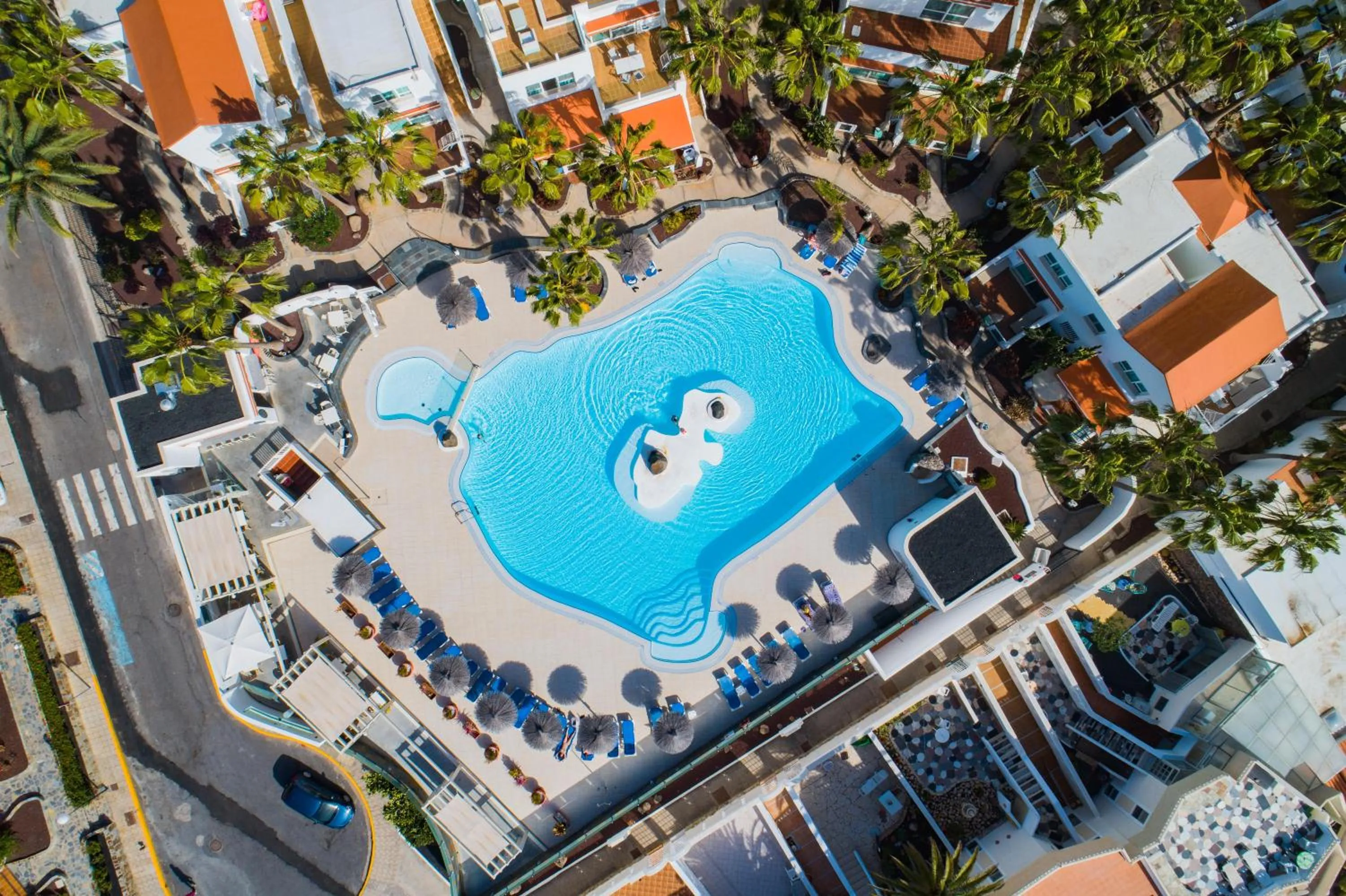 Swimming pool in Bahia Calma Beach
