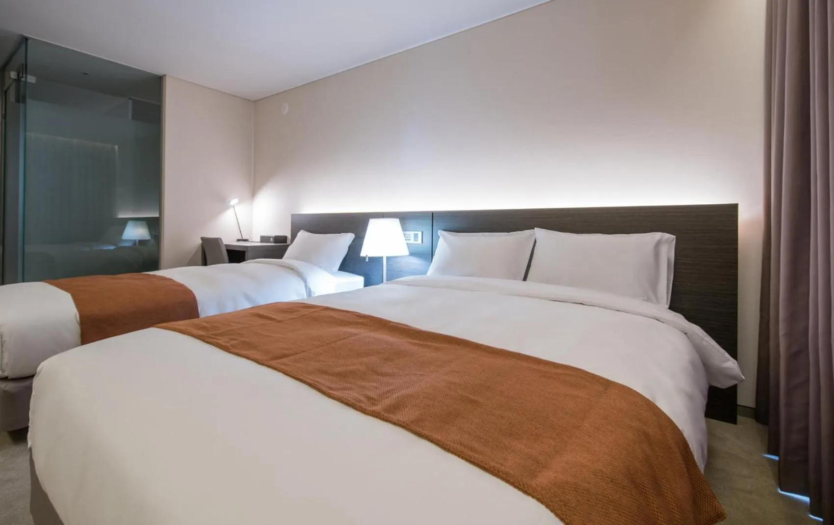 Bedroom, Bed in Grand Mer Hotel Seogwipo Ocean