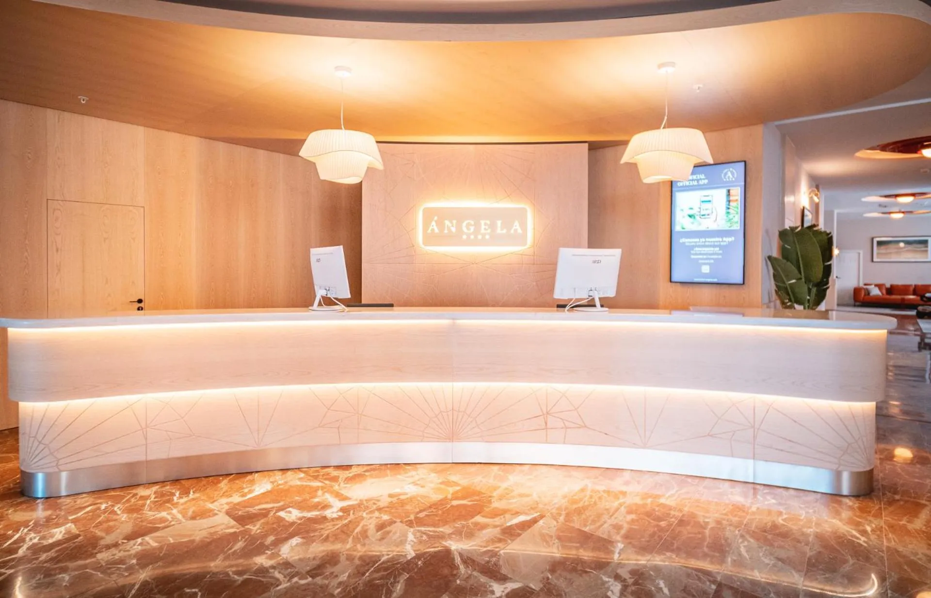 Lobby or reception in Hotel Angela - Adults Recommended
