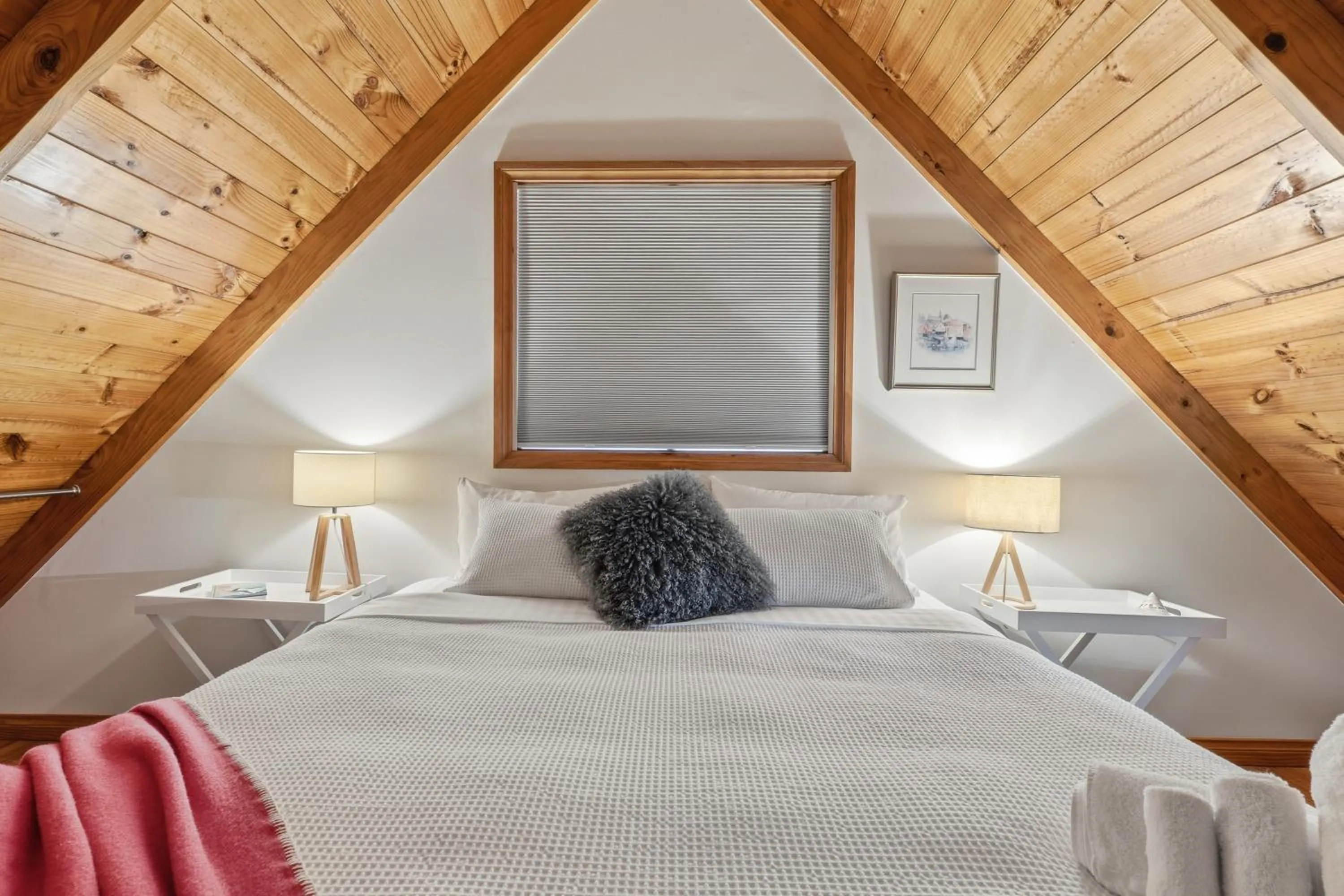 Photo of the whole room, Bed in Otago Cottage