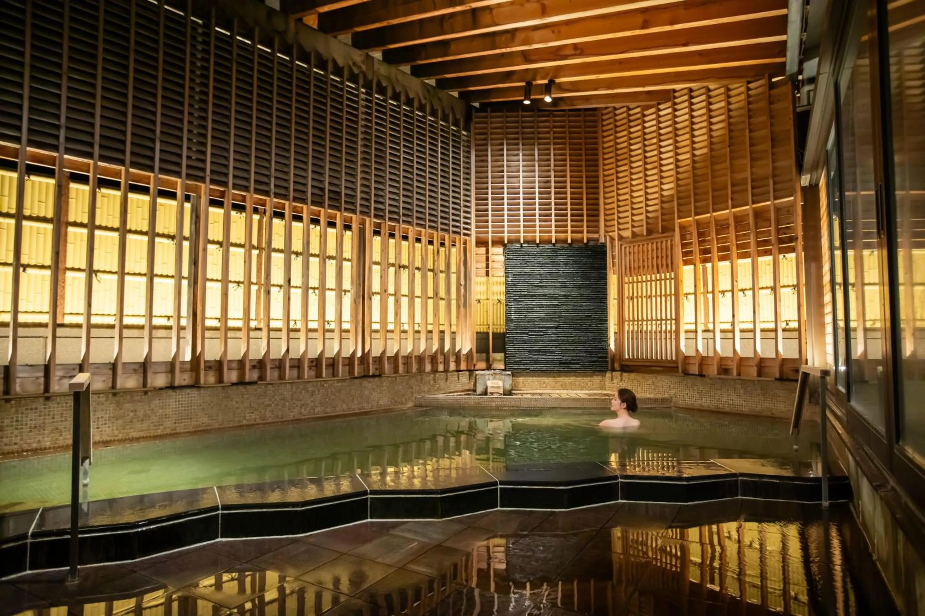 Hot Spring Bath in Hakodate Hotel Banso