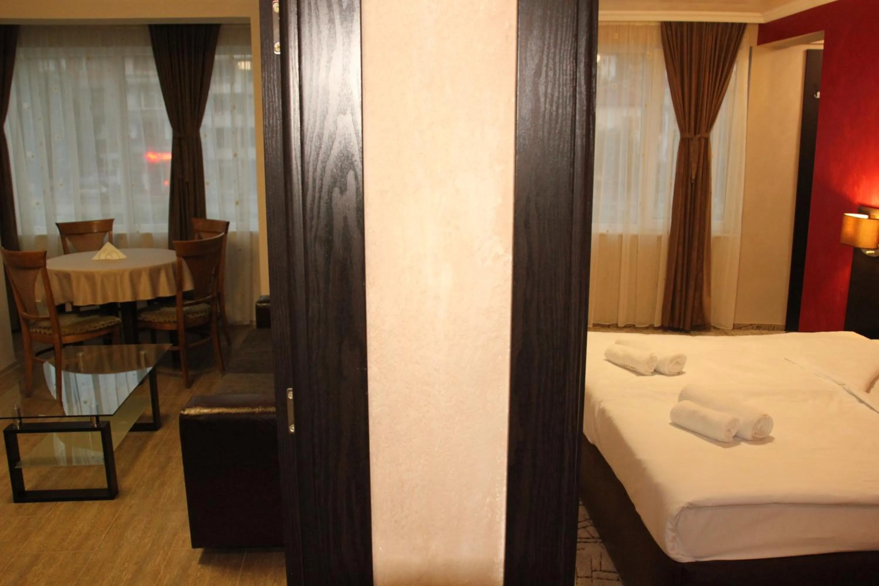 Bed in Central Guest Rooms