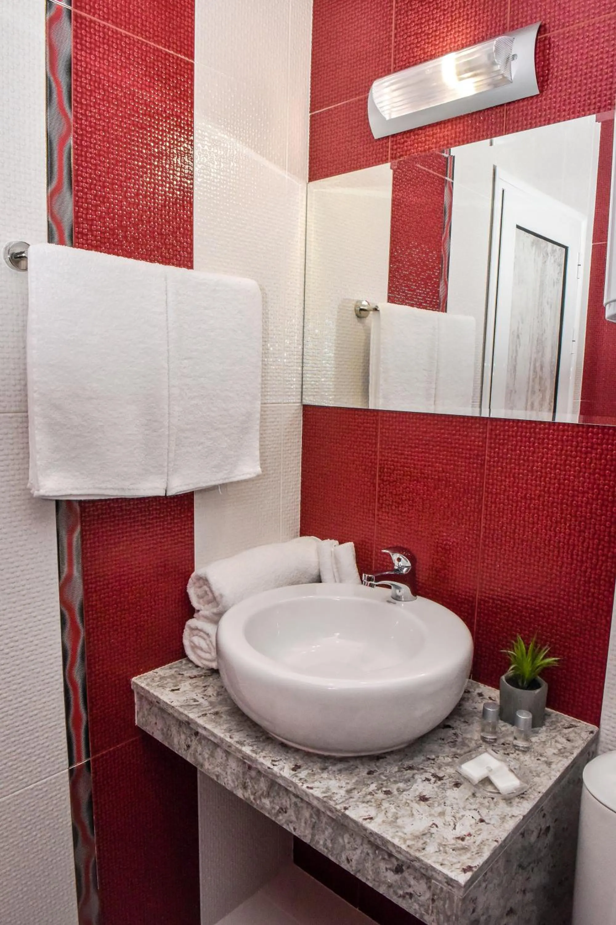 Shower in Central Guest Rooms