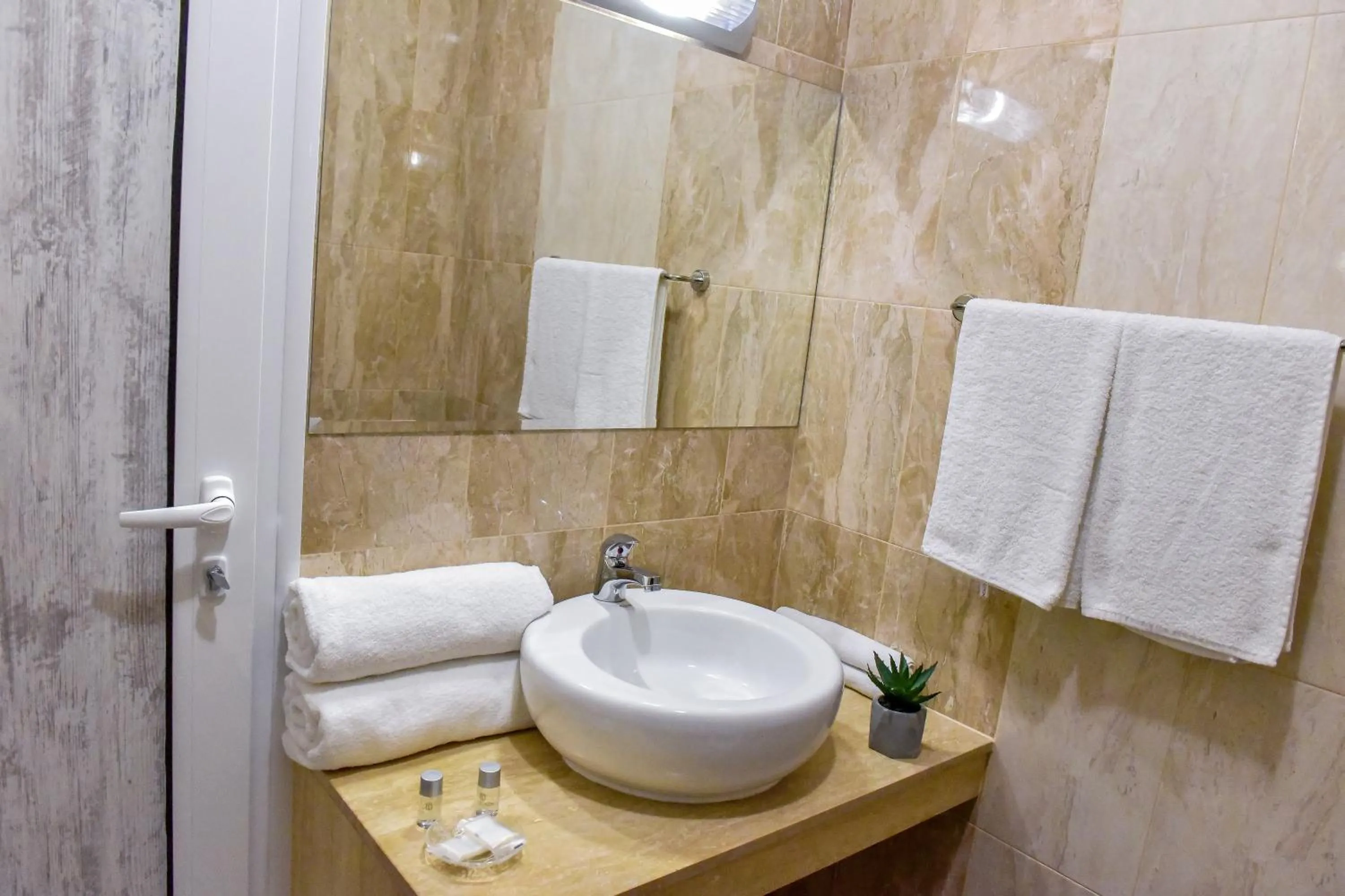 Shower in Central Guest Rooms