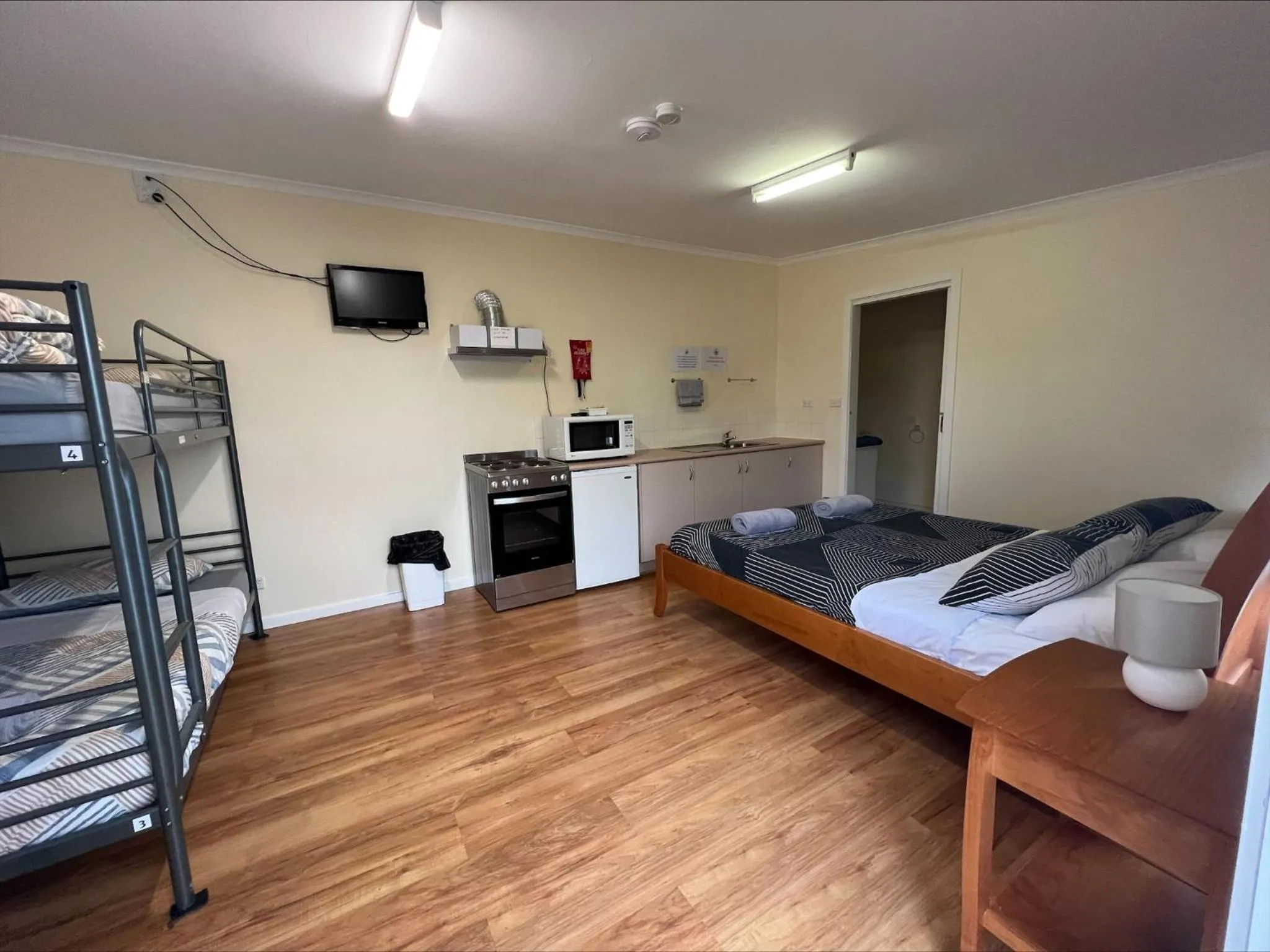 Bed in Turn-in Motel