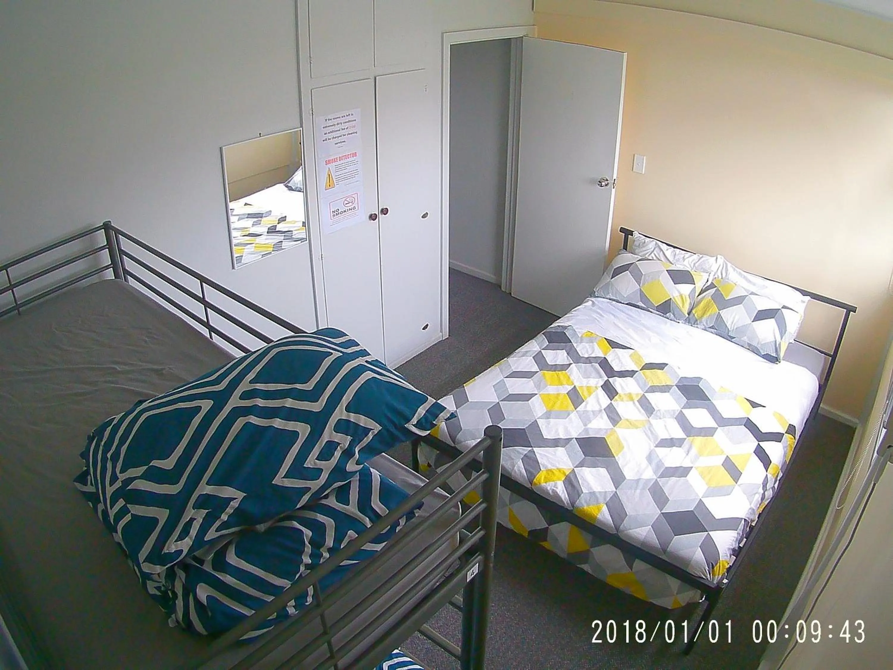 Bed in Turn-in Motel