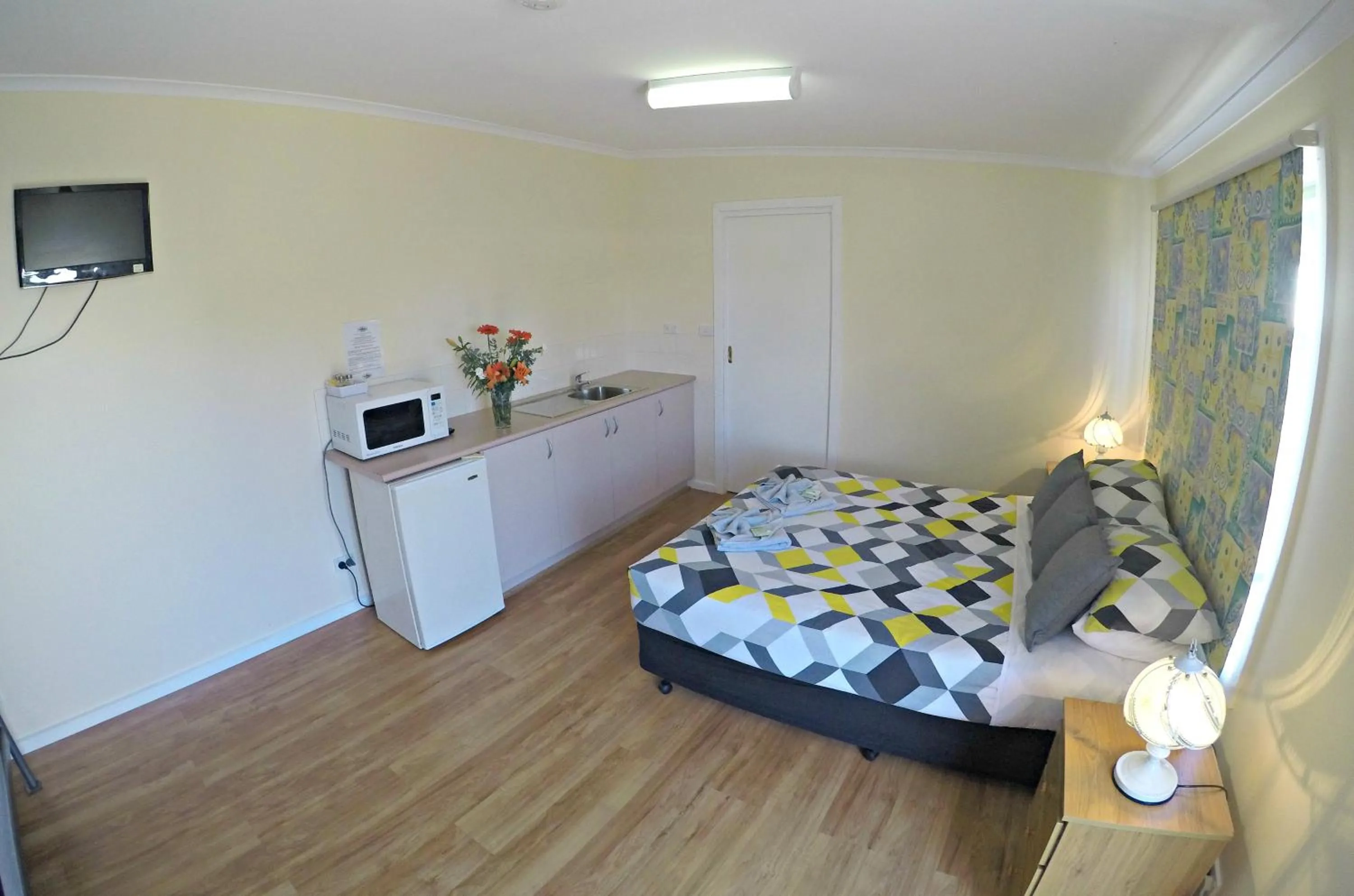 Bed in Turn-in Motel