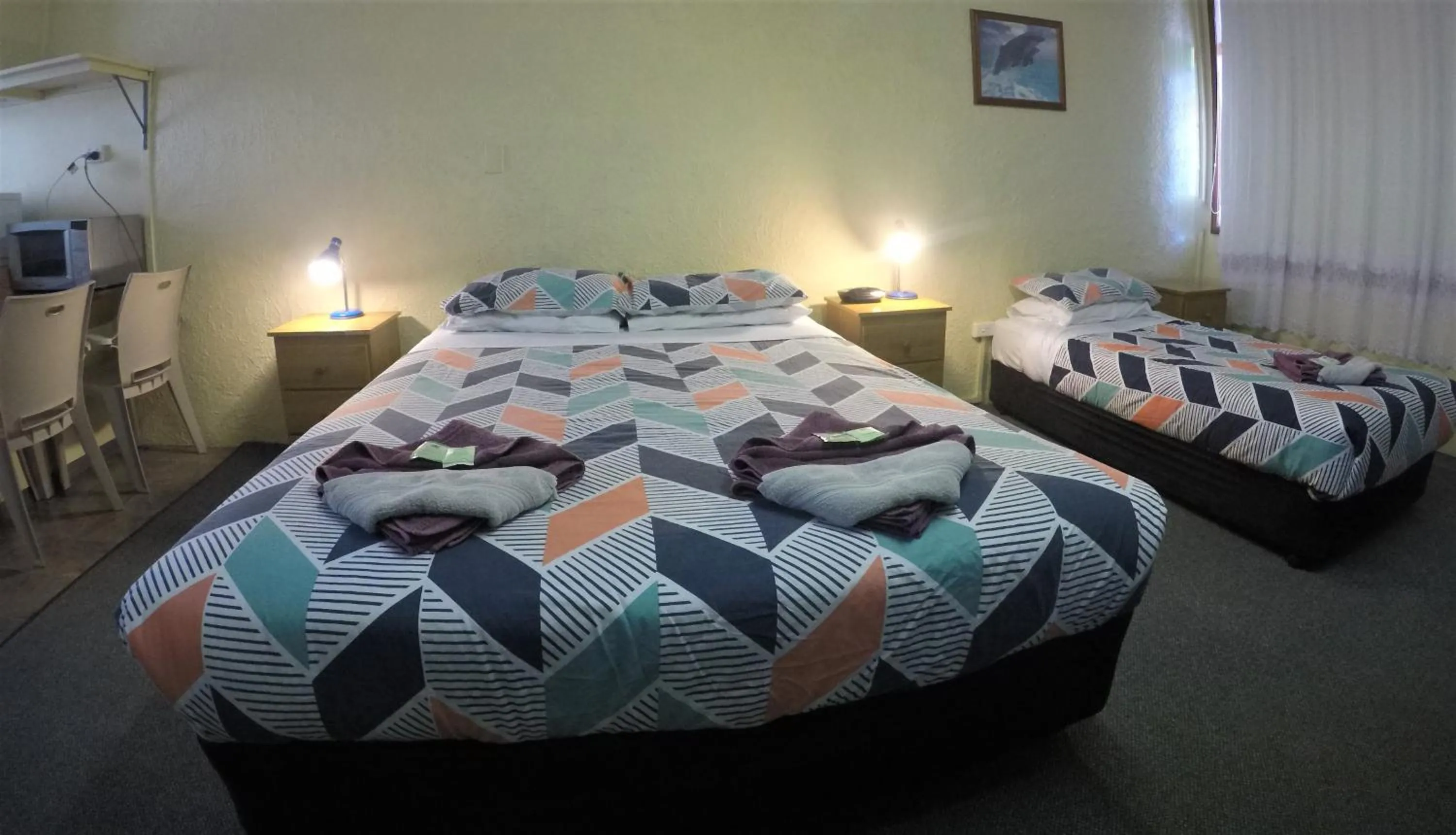 Bed in Turn-in Motel