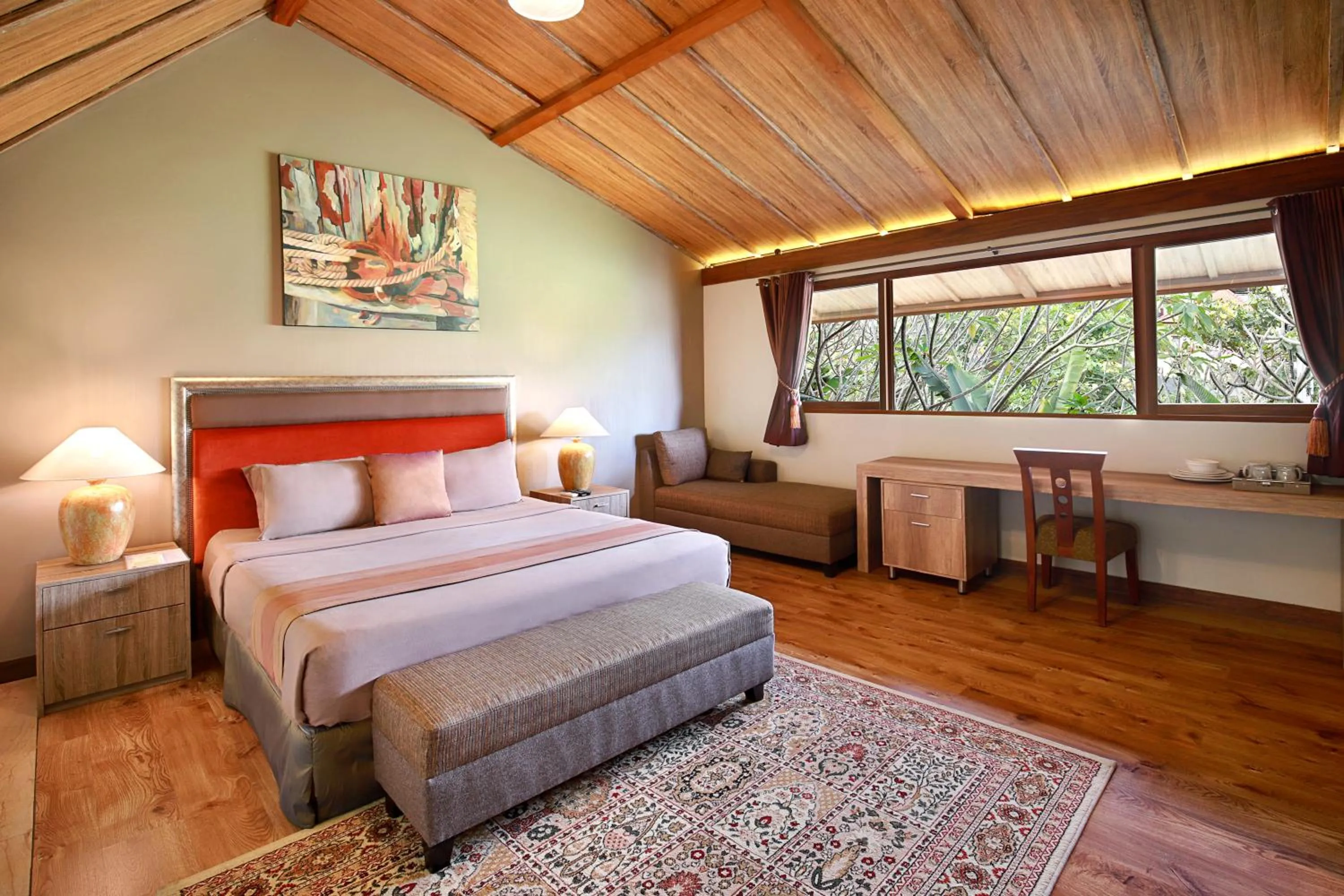 Bed in Puri Sabina Bed & Breakfast