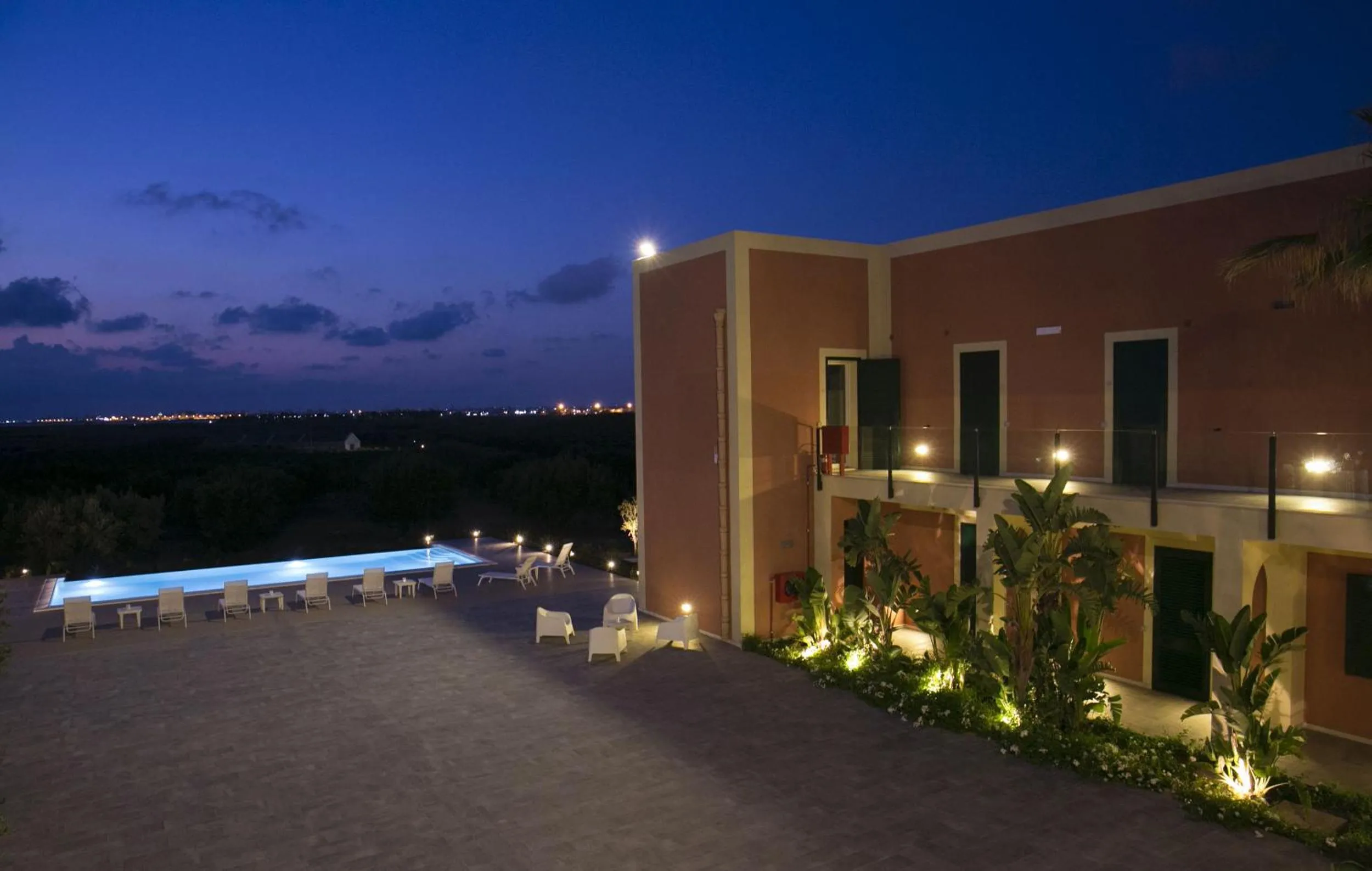 Patio in Corte Olea Resort
