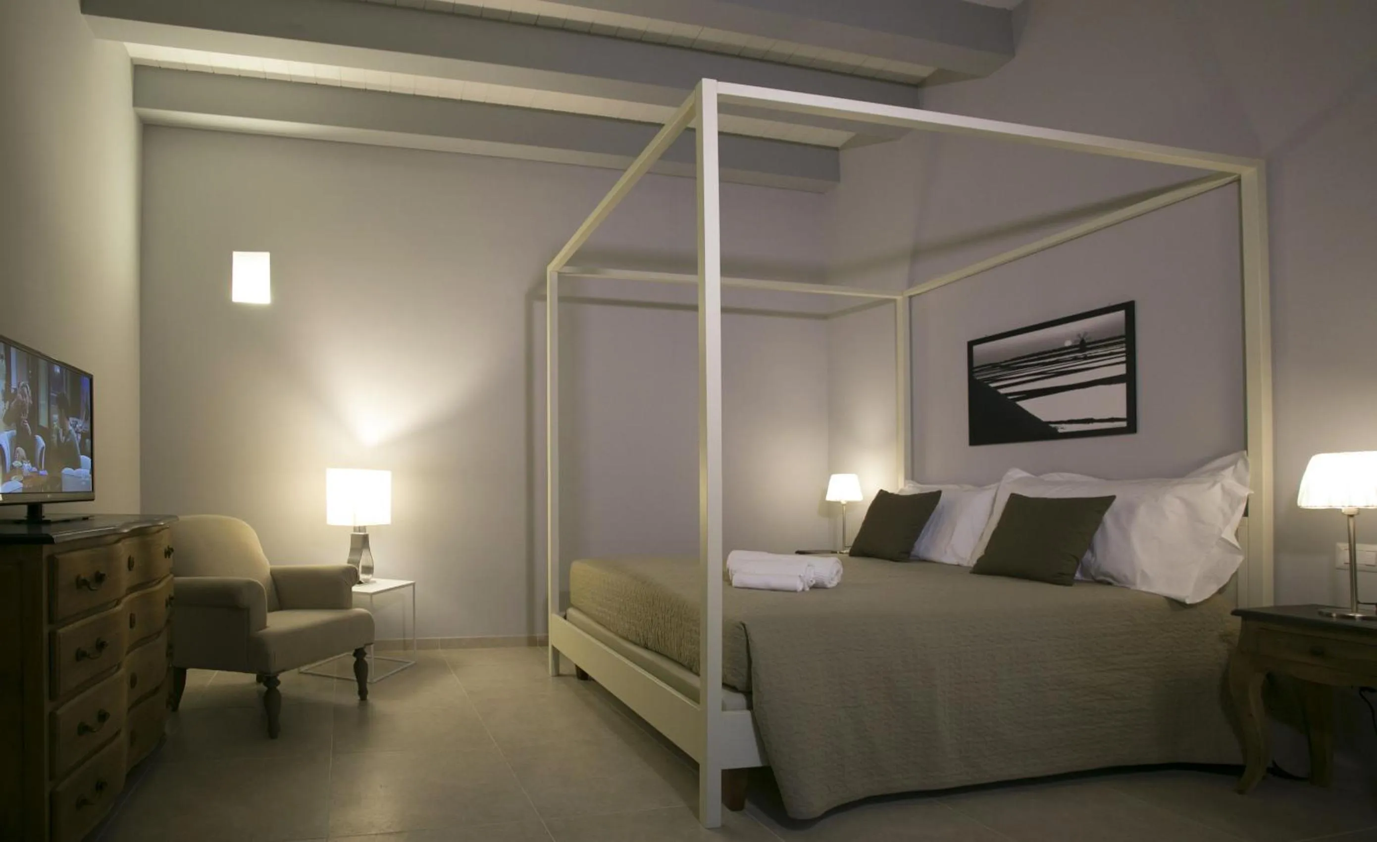 TV and multimedia, Bed in Corte Olea Resort