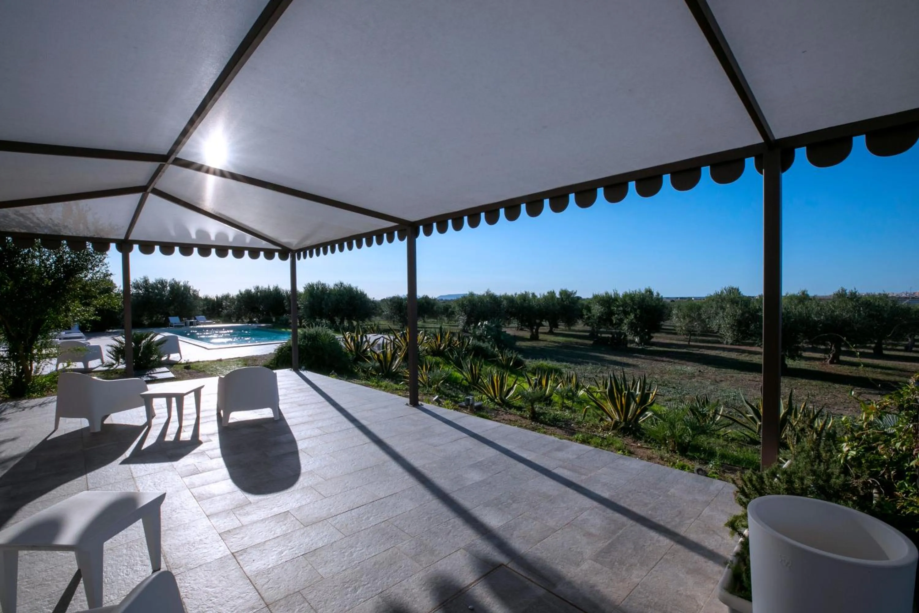 Patio in Corte Olea Resort