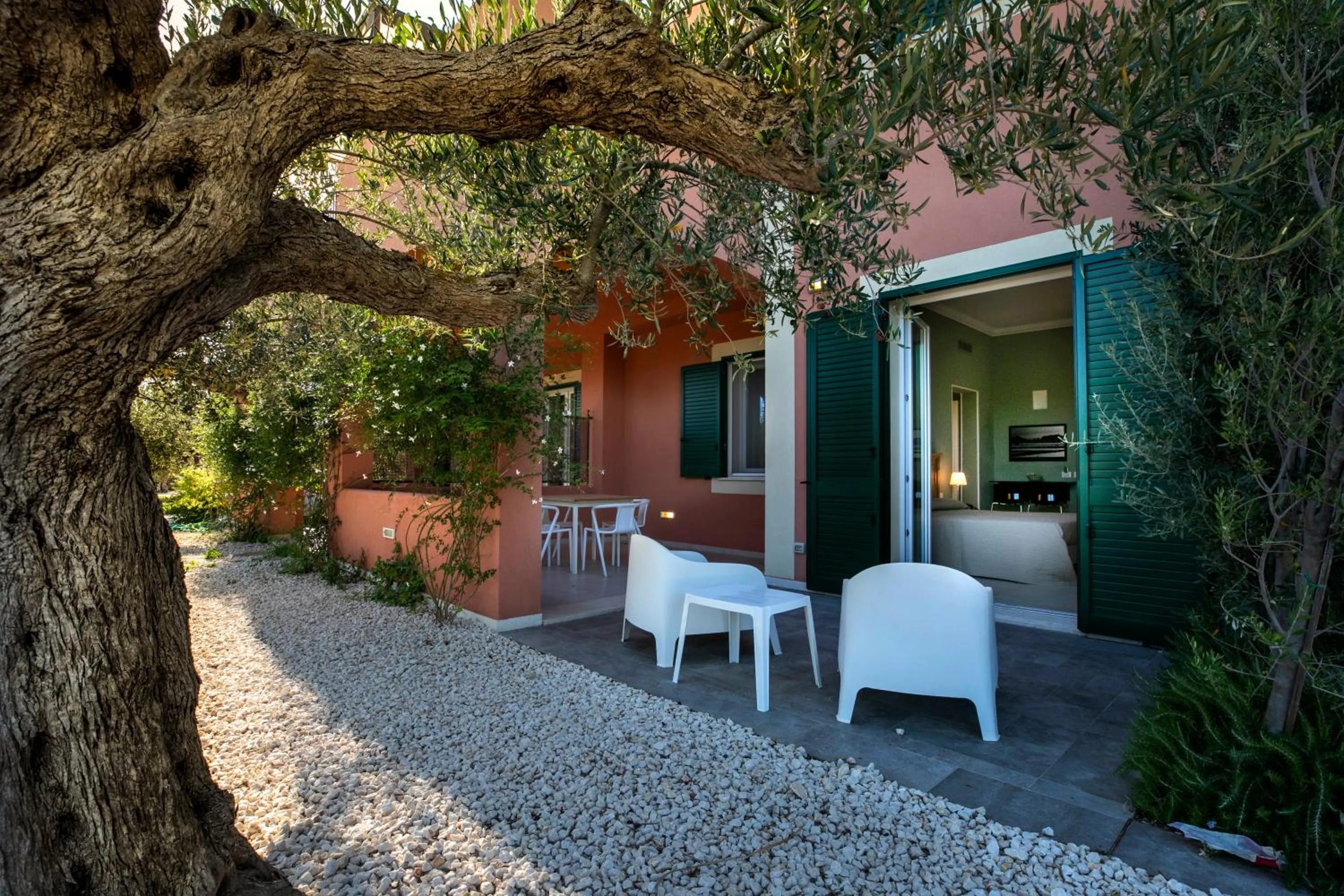 Patio in Corte Olea Resort