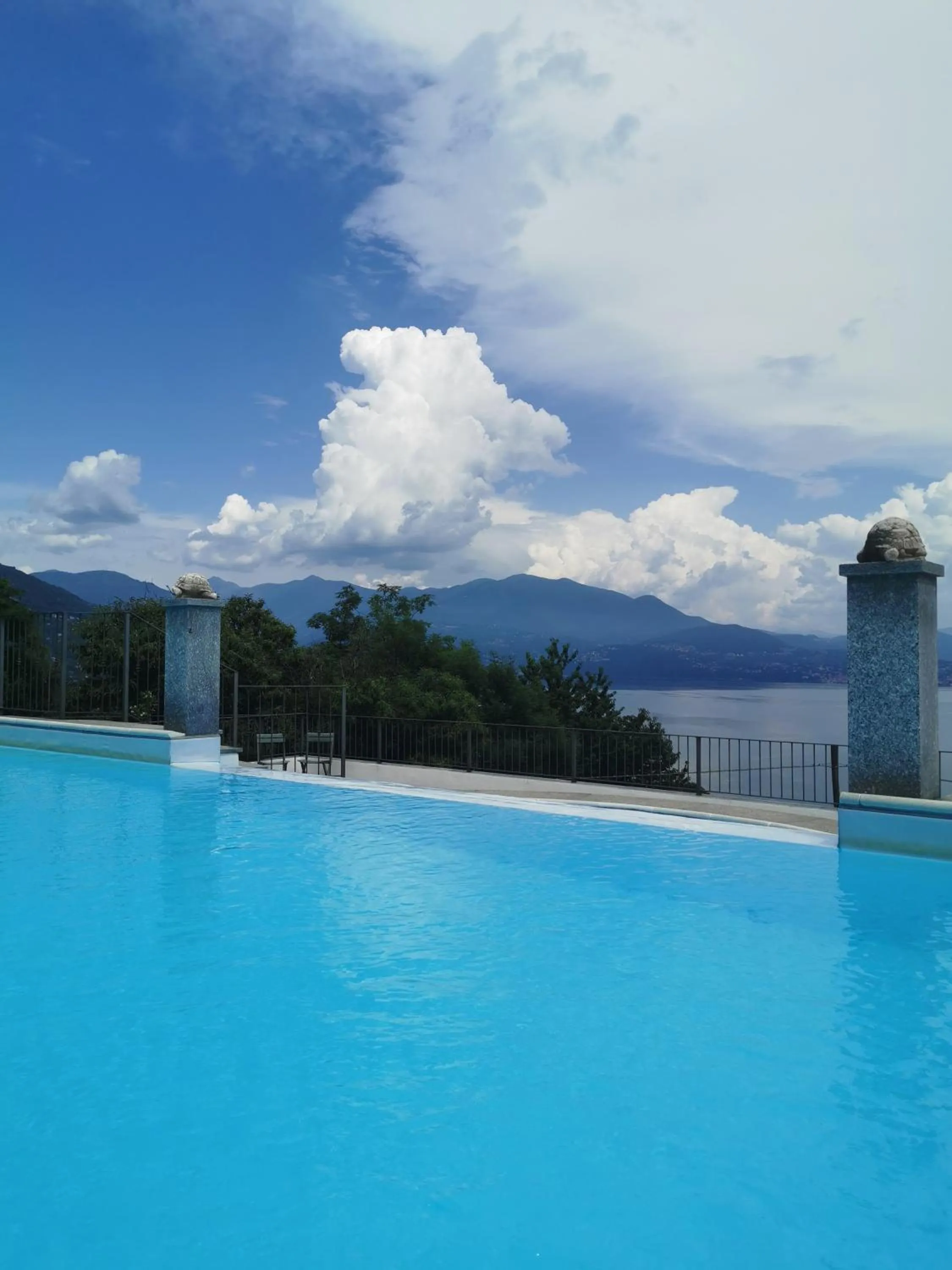 Pool view in Residence Il Vigneto