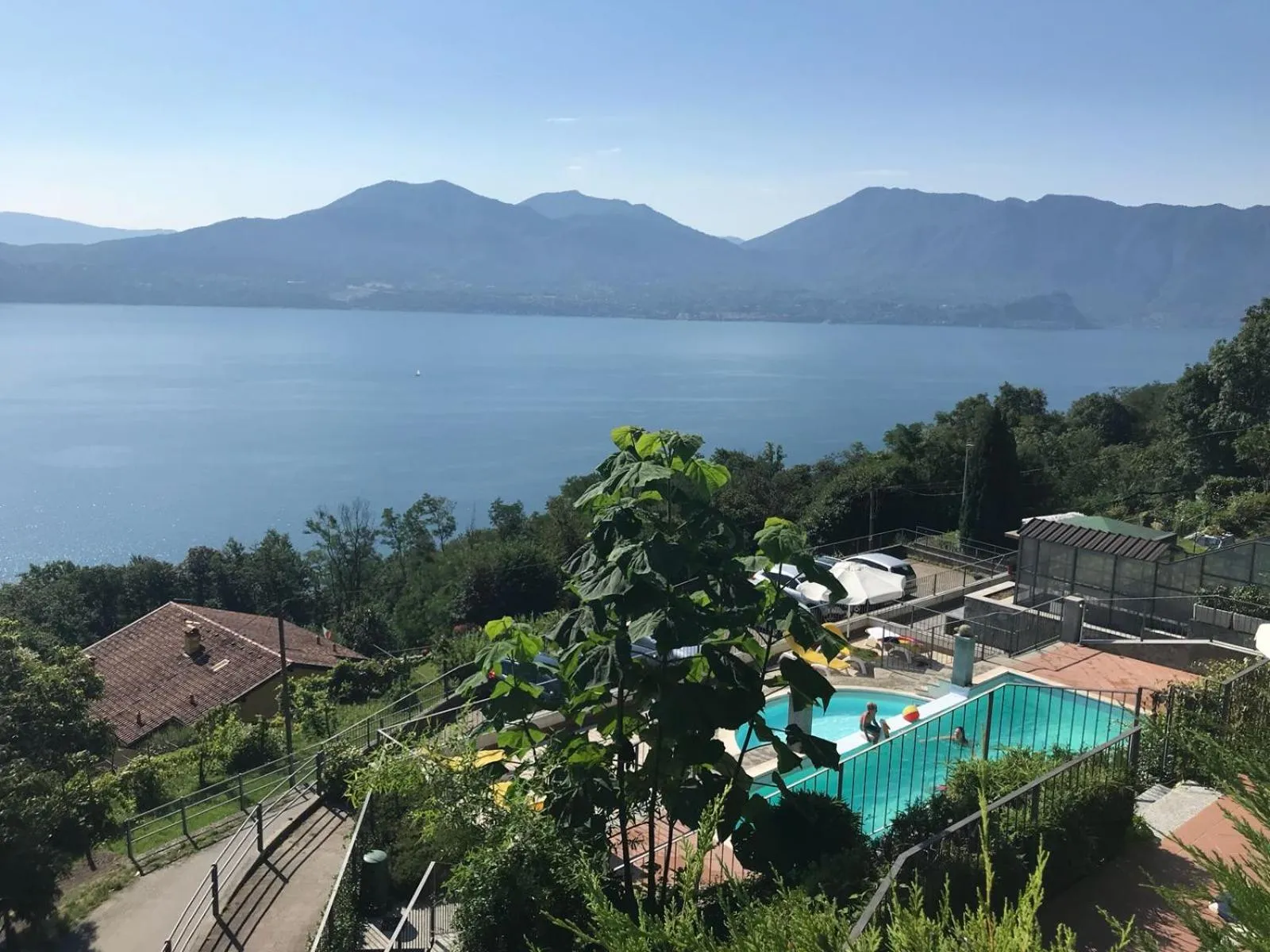 Mountain view in Residence Il Vigneto