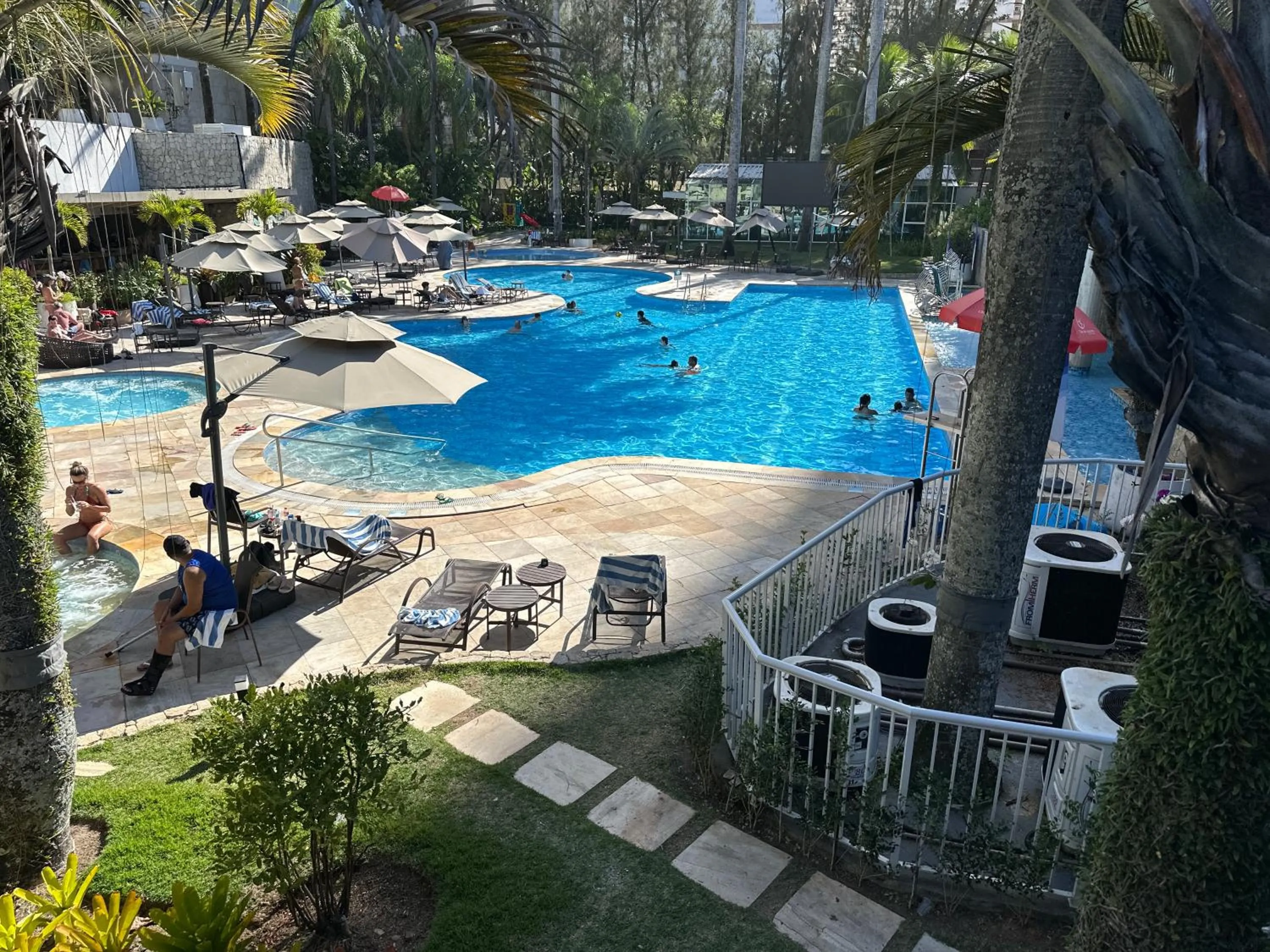 Pool view in Wyndham Rio Barra