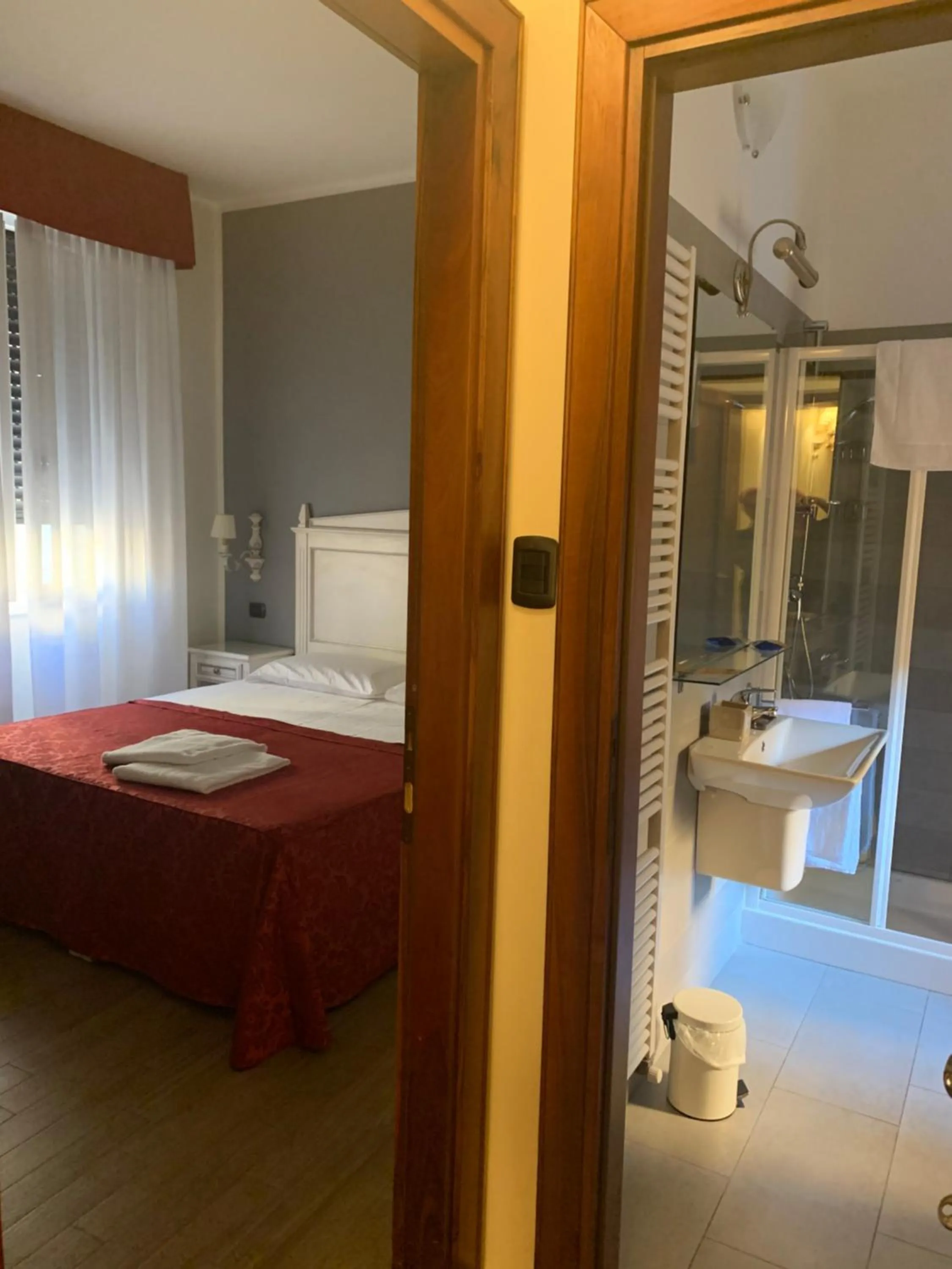 Bathroom, Bed in Notti sull'Adige