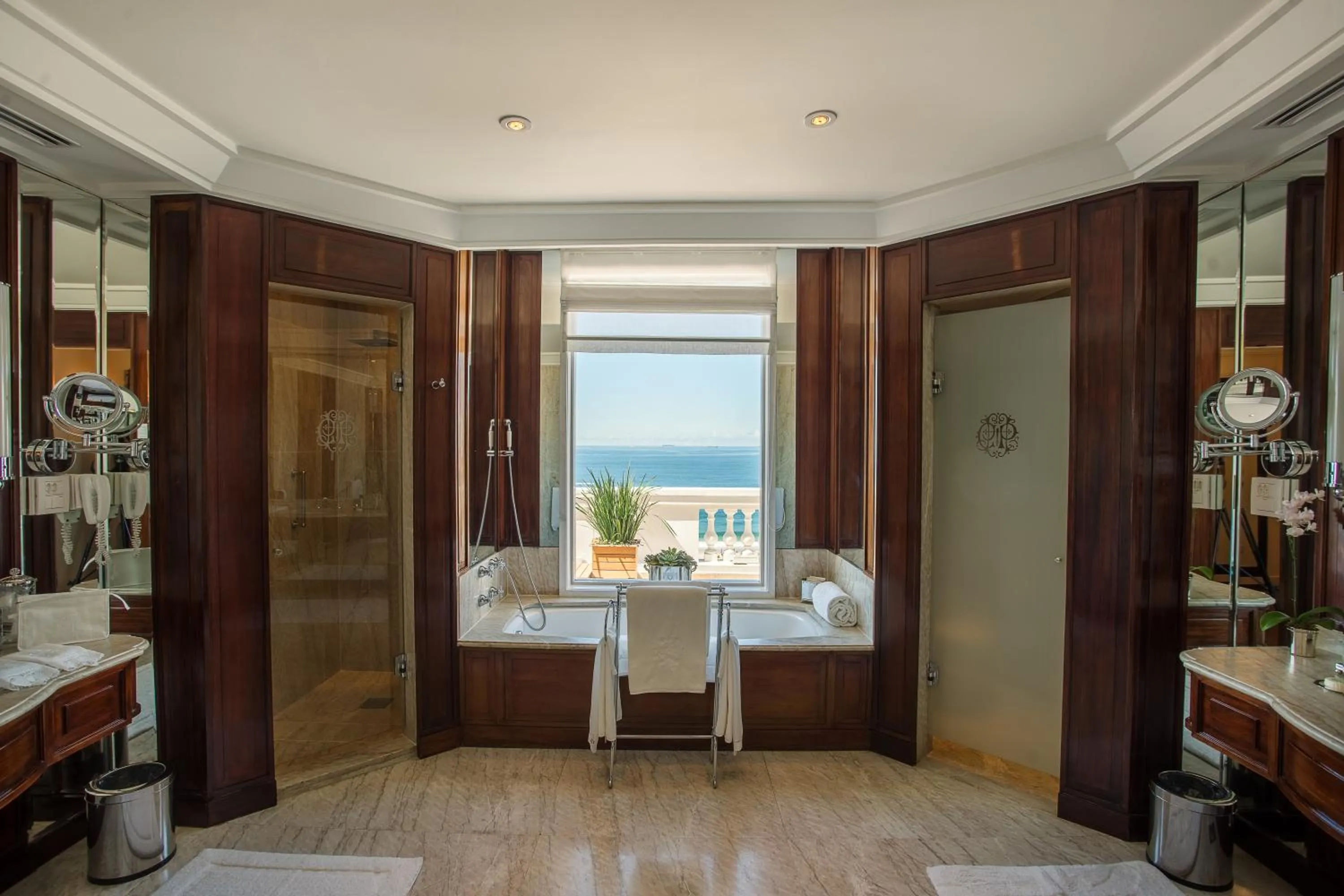Bathroom in Copacabana Palace, A Belmond Hotel, Rio de Janeiro
