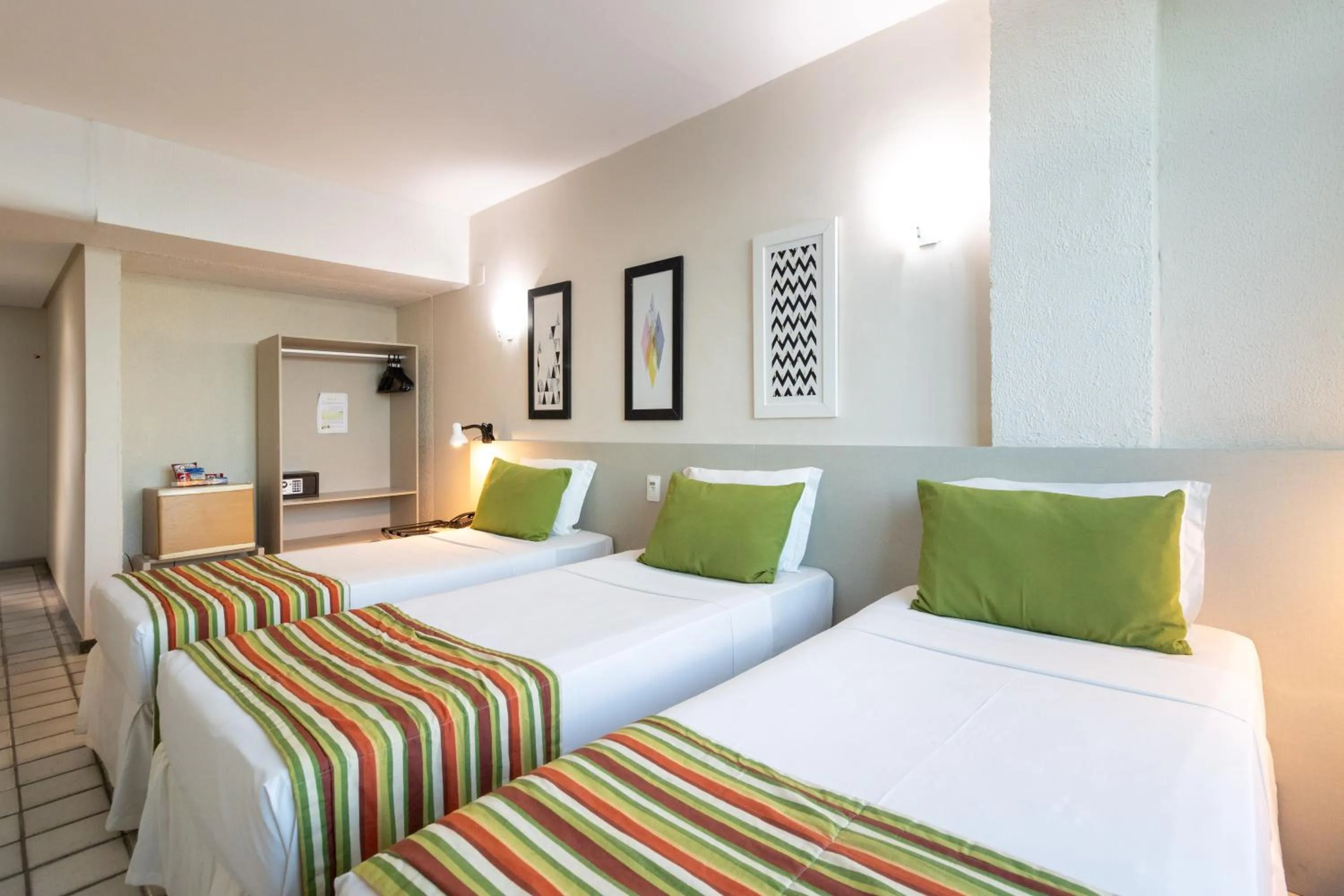 Bed in Hotel Golden Park Recife Boa Viagem By Nacional Inn