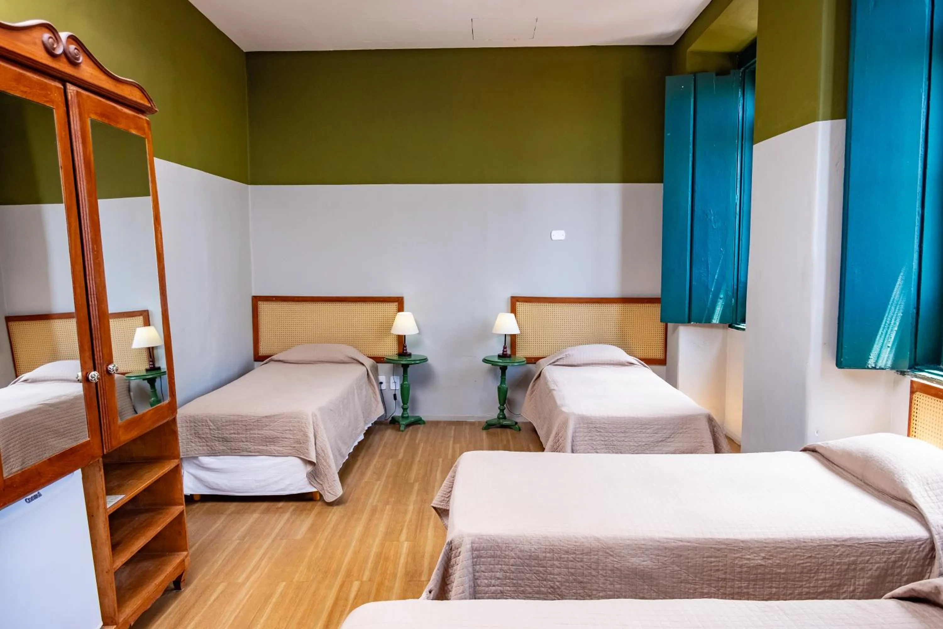 Bed in Pousada Colonial Chile