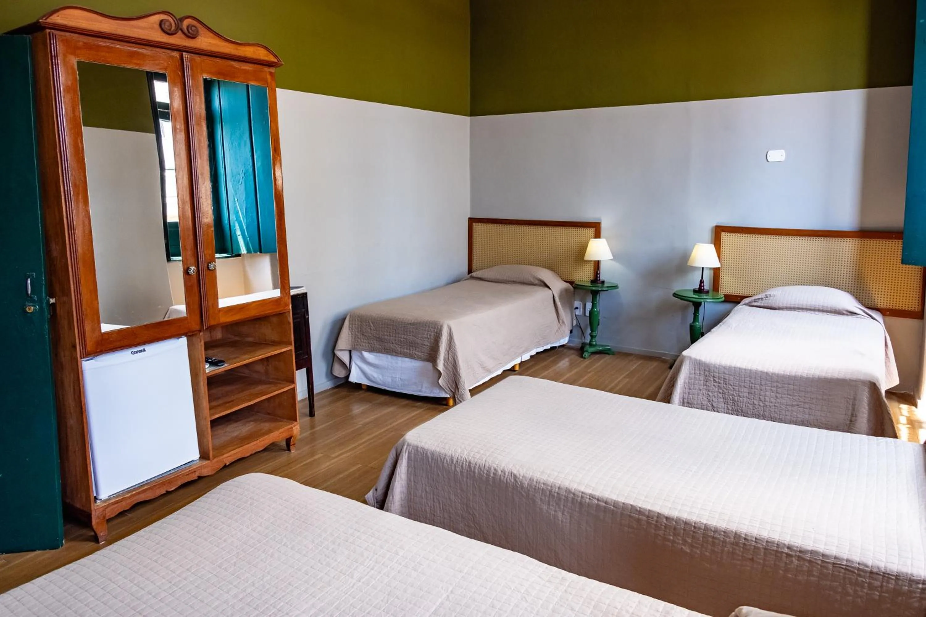 Bed in Pousada Colonial Chile