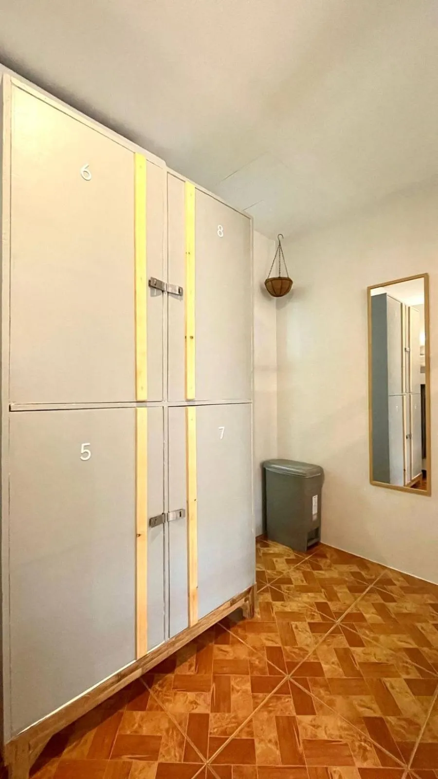 wardrobe in Chill Out Hostel