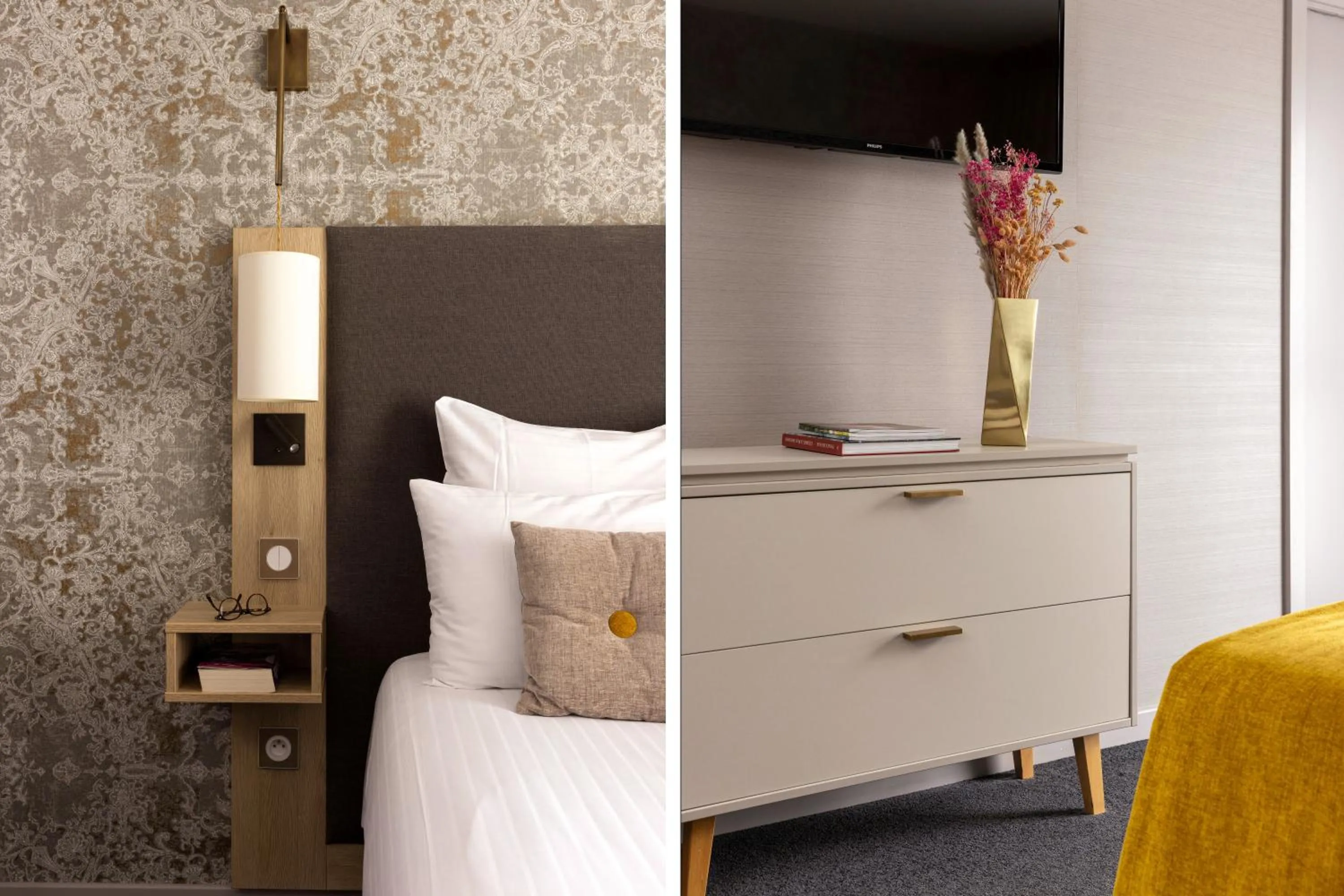 Bed in James Boutique Hôtel Colmar centre