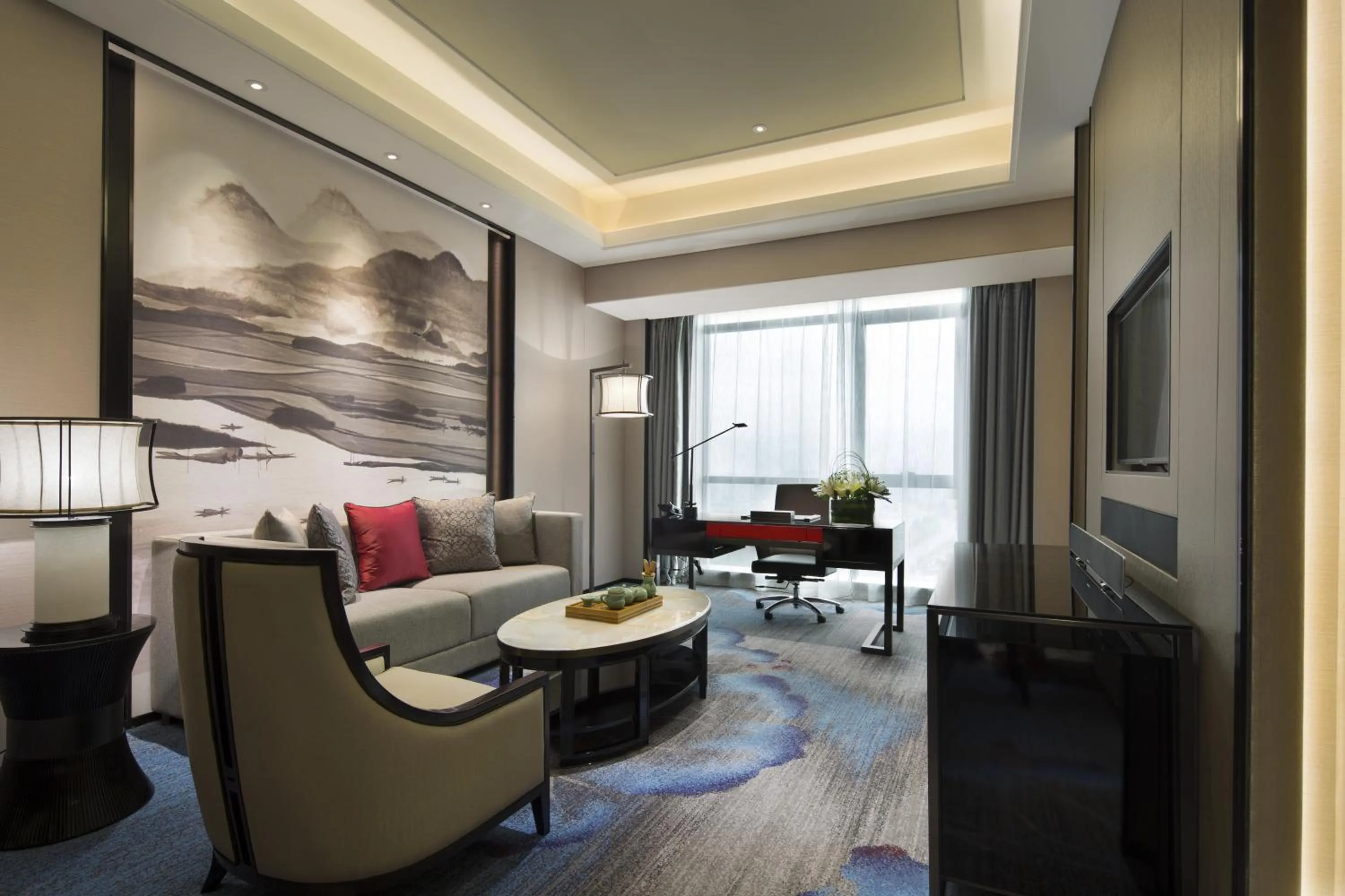Living room in Wanda Realm Yiwu