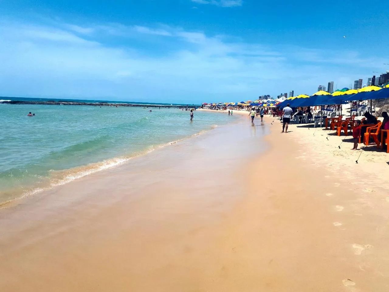 Beach in Sol Praia Marina Hotel