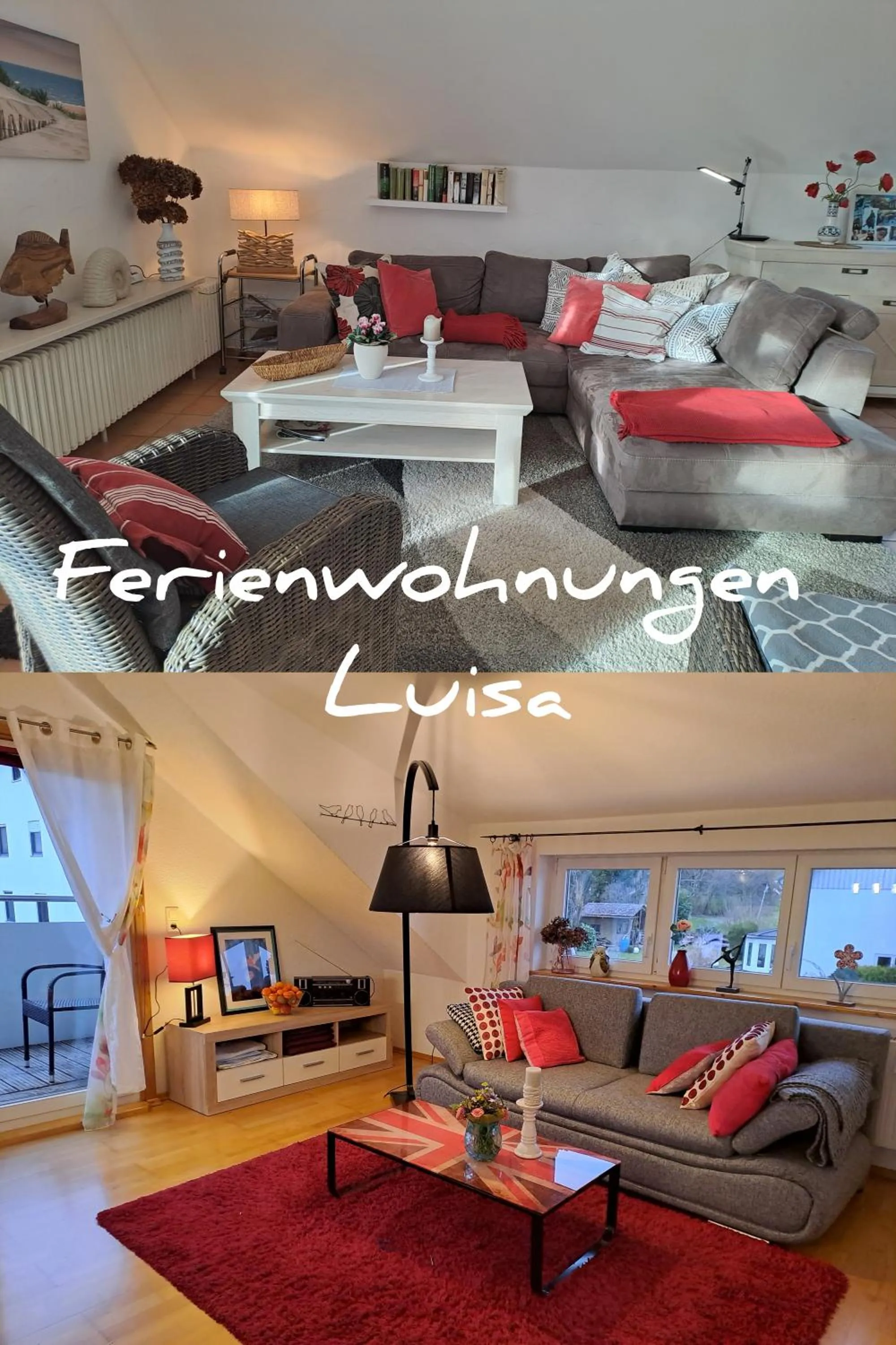 Living room in Ferienwohnung Luisa