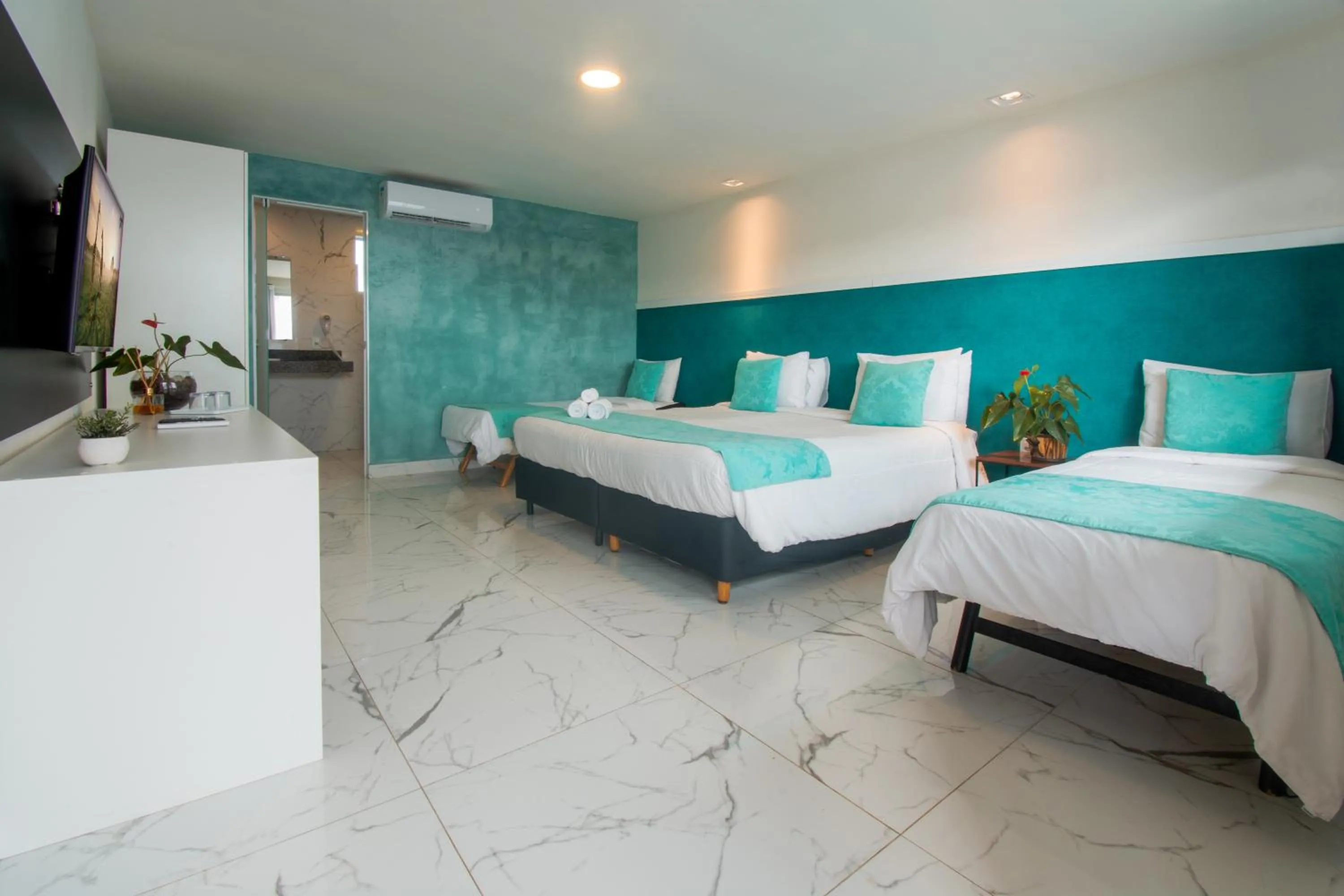 Bed in Pousada Aroma do Mar by Latitud Hoteles